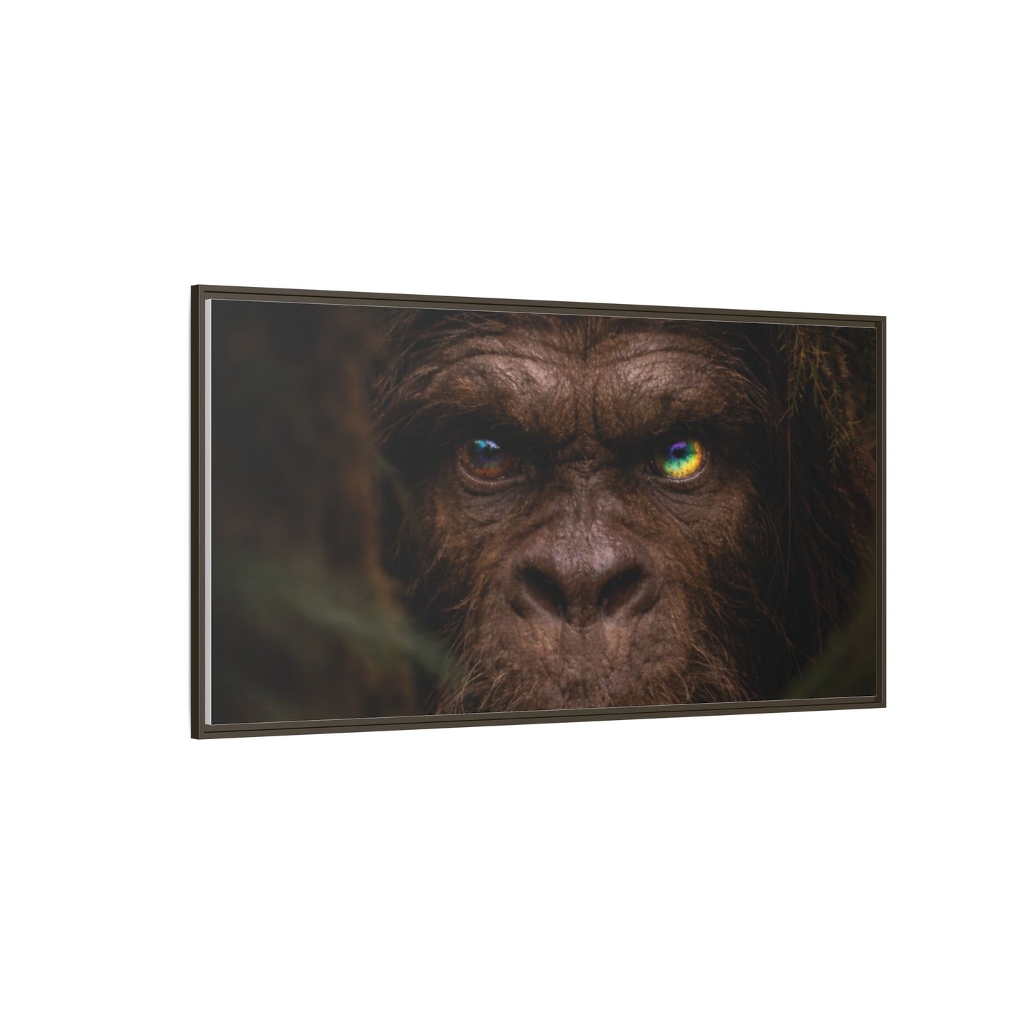 Their Eyes of the Living Rainbow- The Sasquatch People  Portrait Wall Art