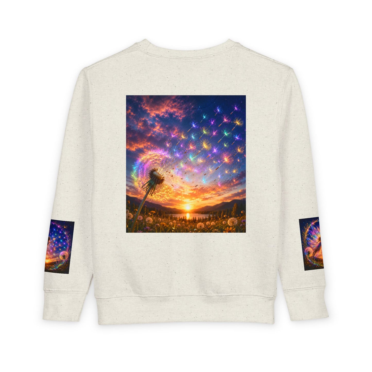 The Seed Keeper Fairy Guardian of Dreams Carried on the Wind- Crewneck for Kids