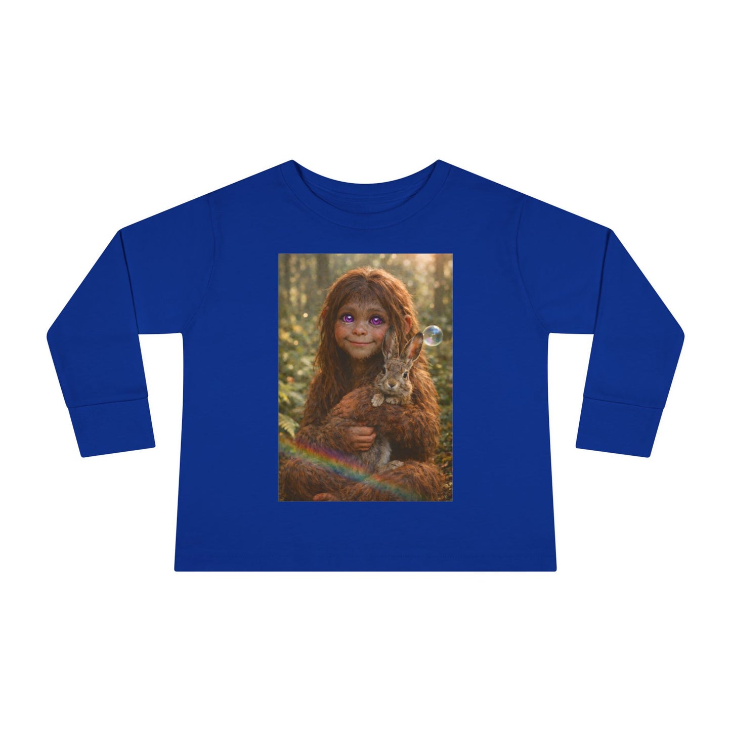 Innocence of the Forest- Sasquatch child- Toddler long sleeve Tee