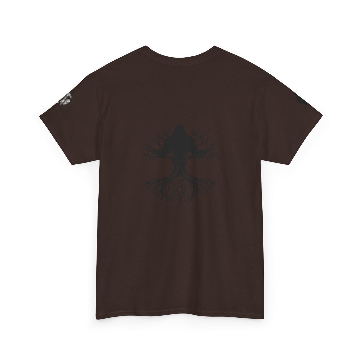 Sacred Bond with Forest Elders Guardians Sasquatch and Human Alliance  Tee — "Balance Between Non Mythic Guardians " Graphic T‑Shirt