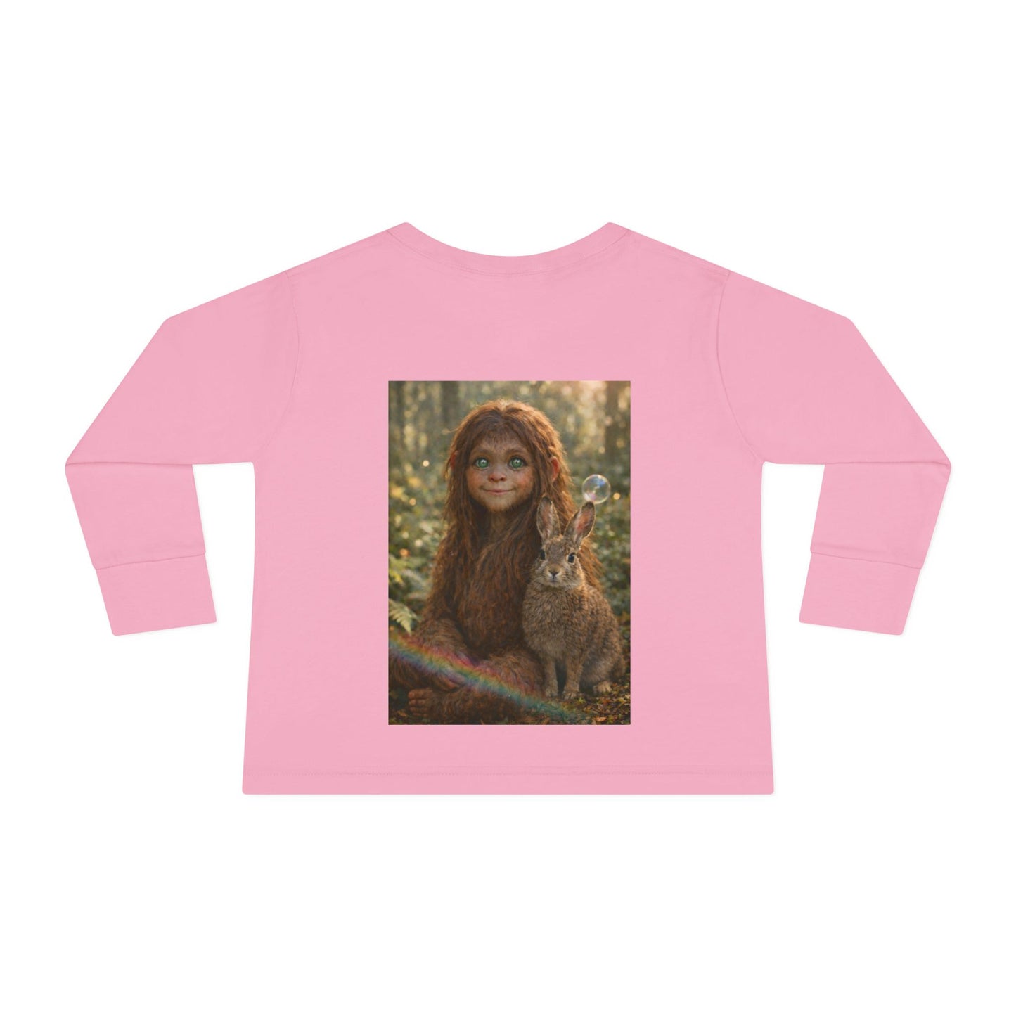 Innocence of the Forest- Sasquatch child- Toddler long sleeve Tee
