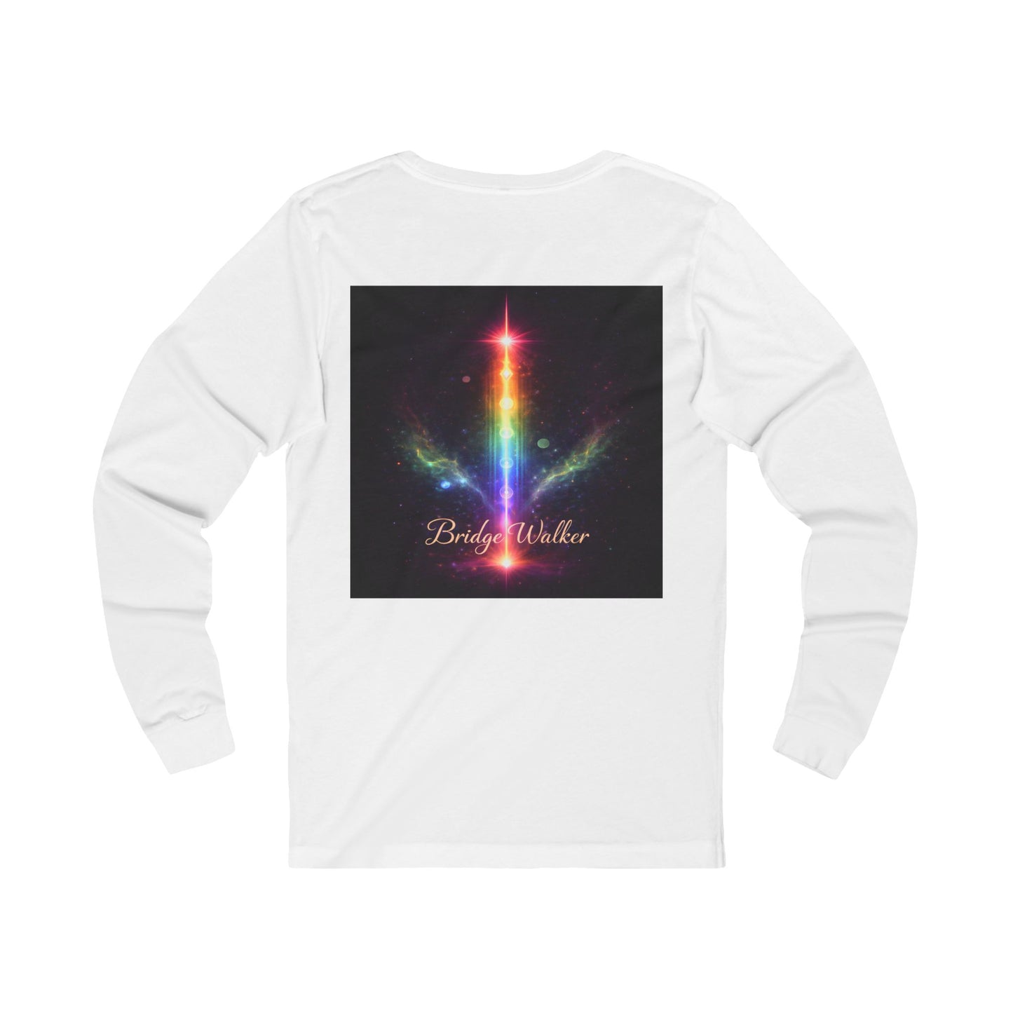 Spiritual Rainbow Soul Long Sleeve Tee — "The Spirit is One"