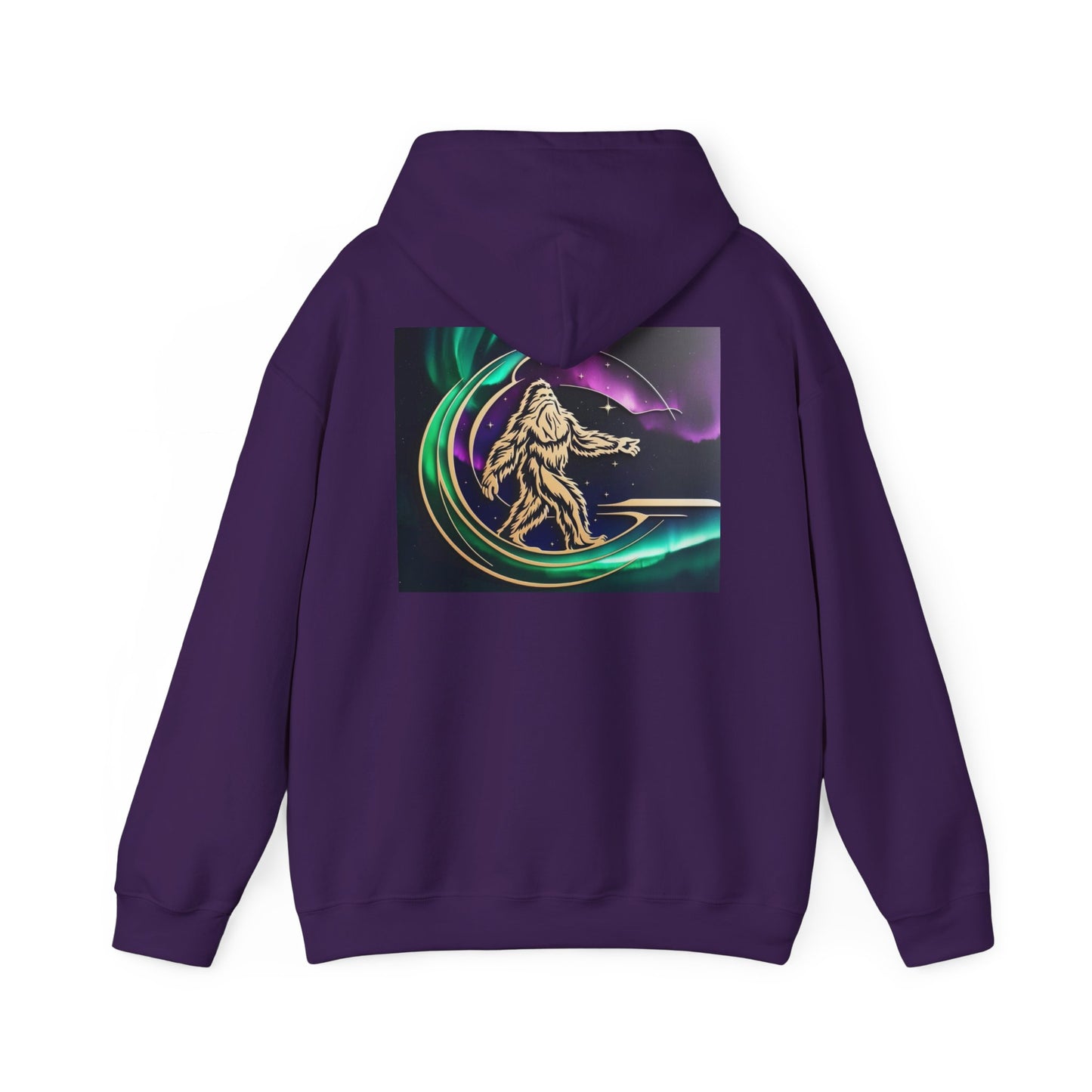 Hooded Sweatshirt - Sasquatch Star Council Northern Lights Design