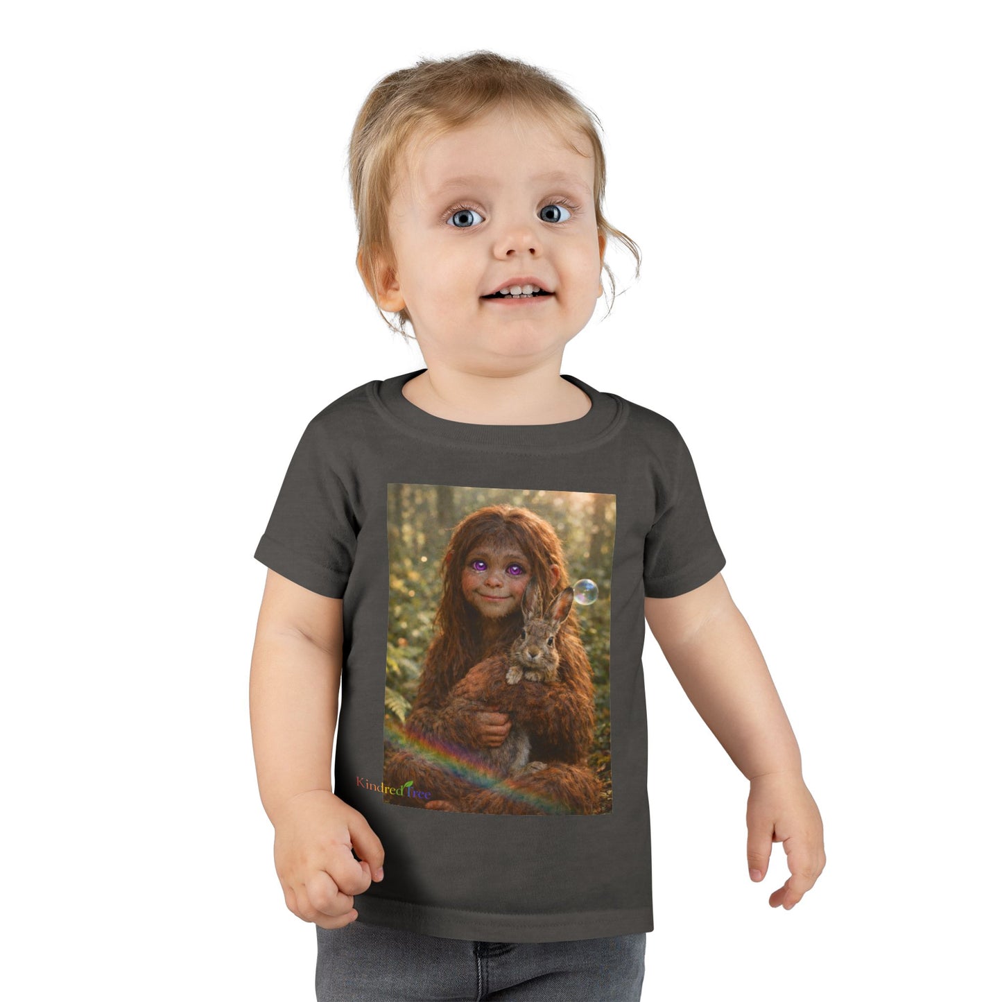 Innocence of the Forest — Sasquatch Child Tee shirt for children