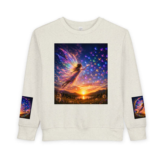The Seed Keeper Fairy Guardian of Dreams Carried on the Wind- Crewneck for Kids
