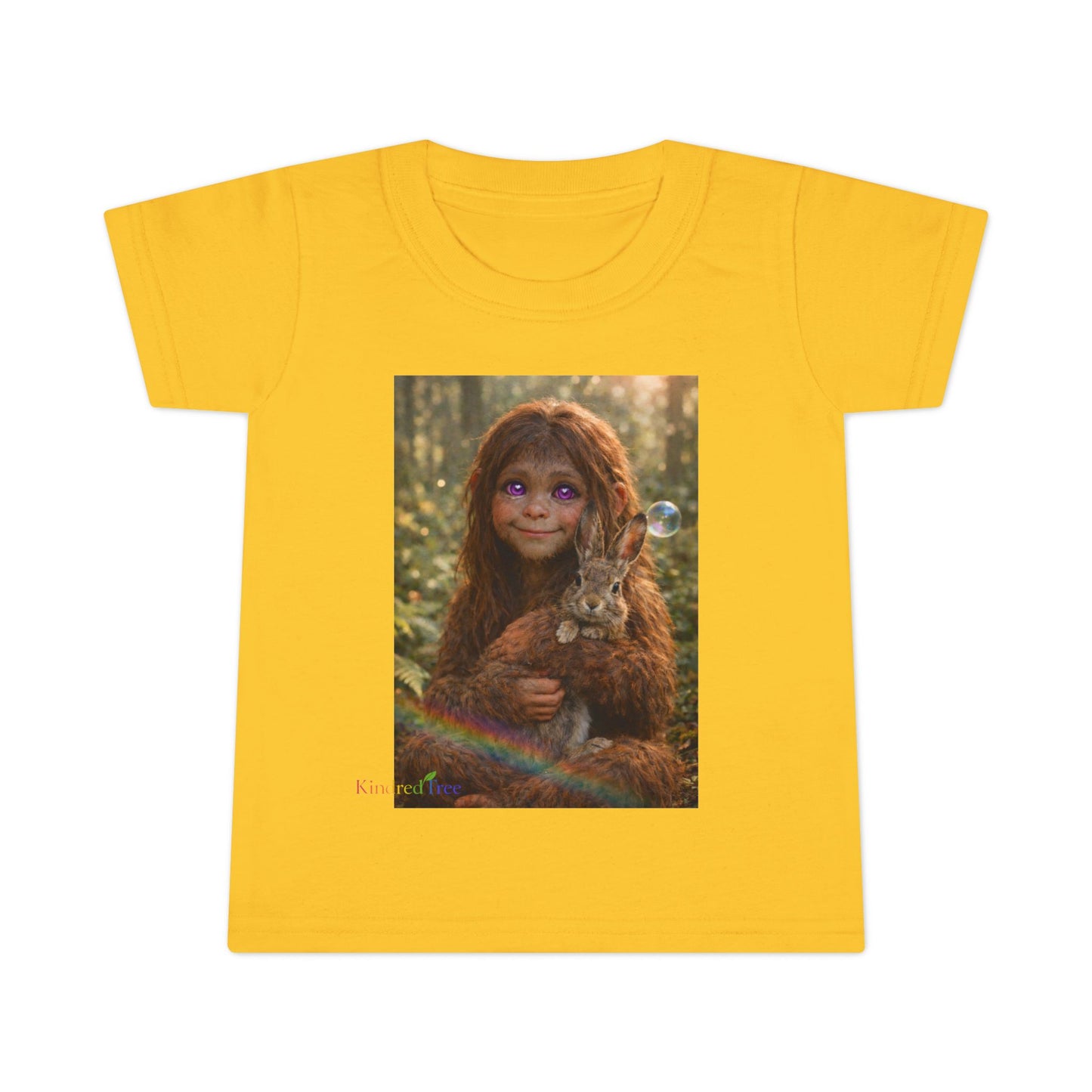 Innocence of the Forest — Sasquatch Child Tee shirt for children