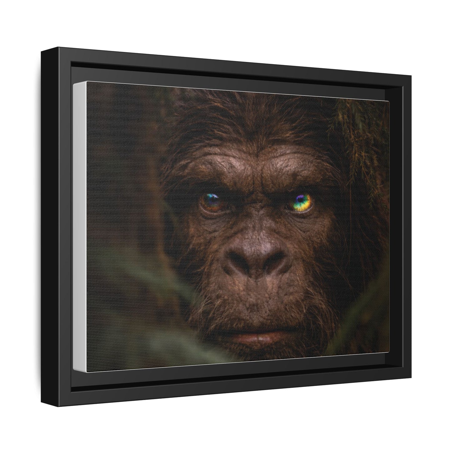 Their Eyes of the Living Rainbow- The Sasquatch People  Portrait Wall Art