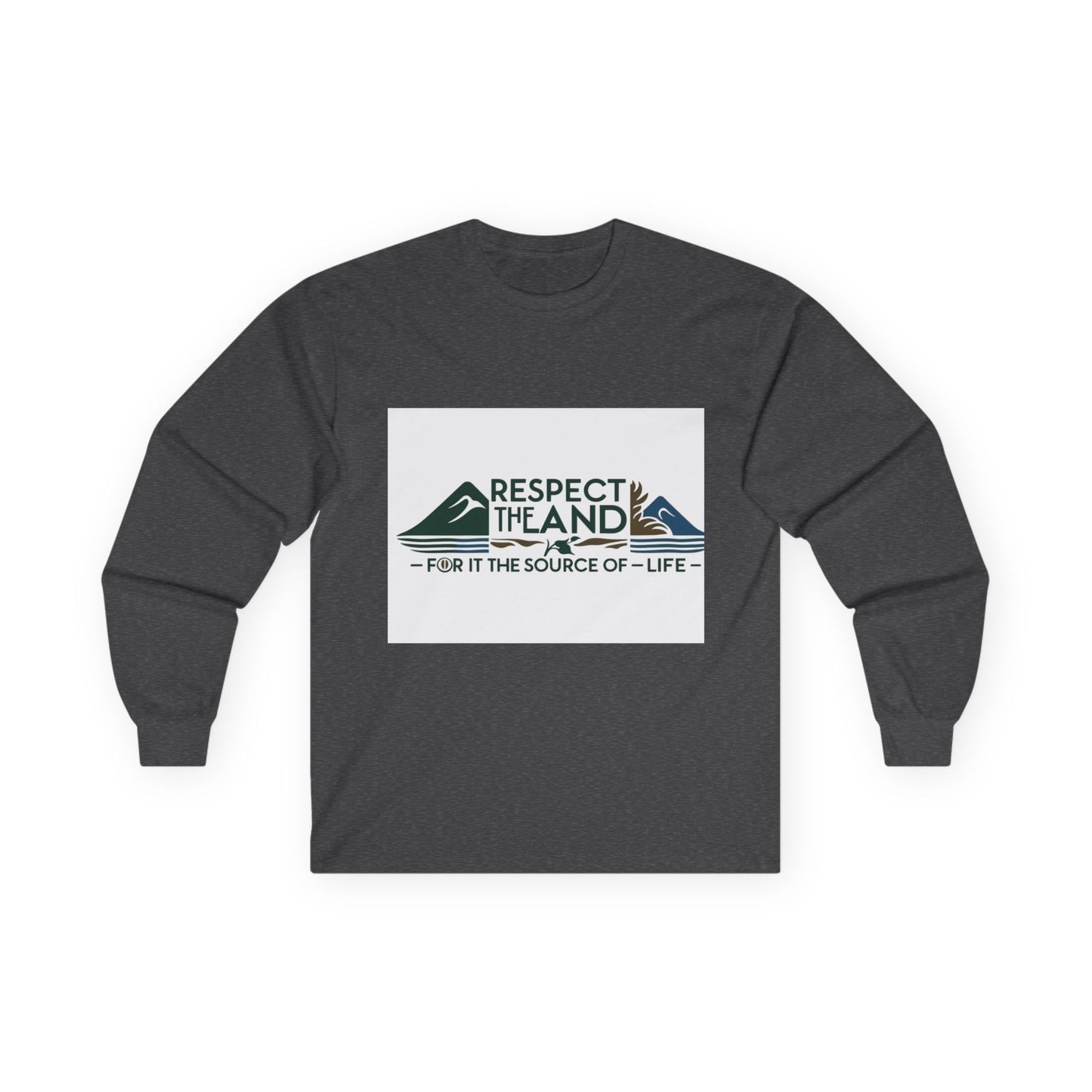 Long Sleeve Tee - Respect the Land Design