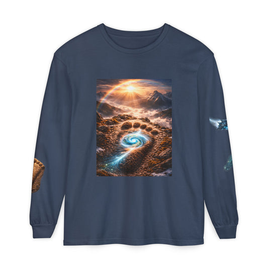 The Imprints of Our First Ancestors Long Sleeve Cosmic Sasquatch Guardian Tee