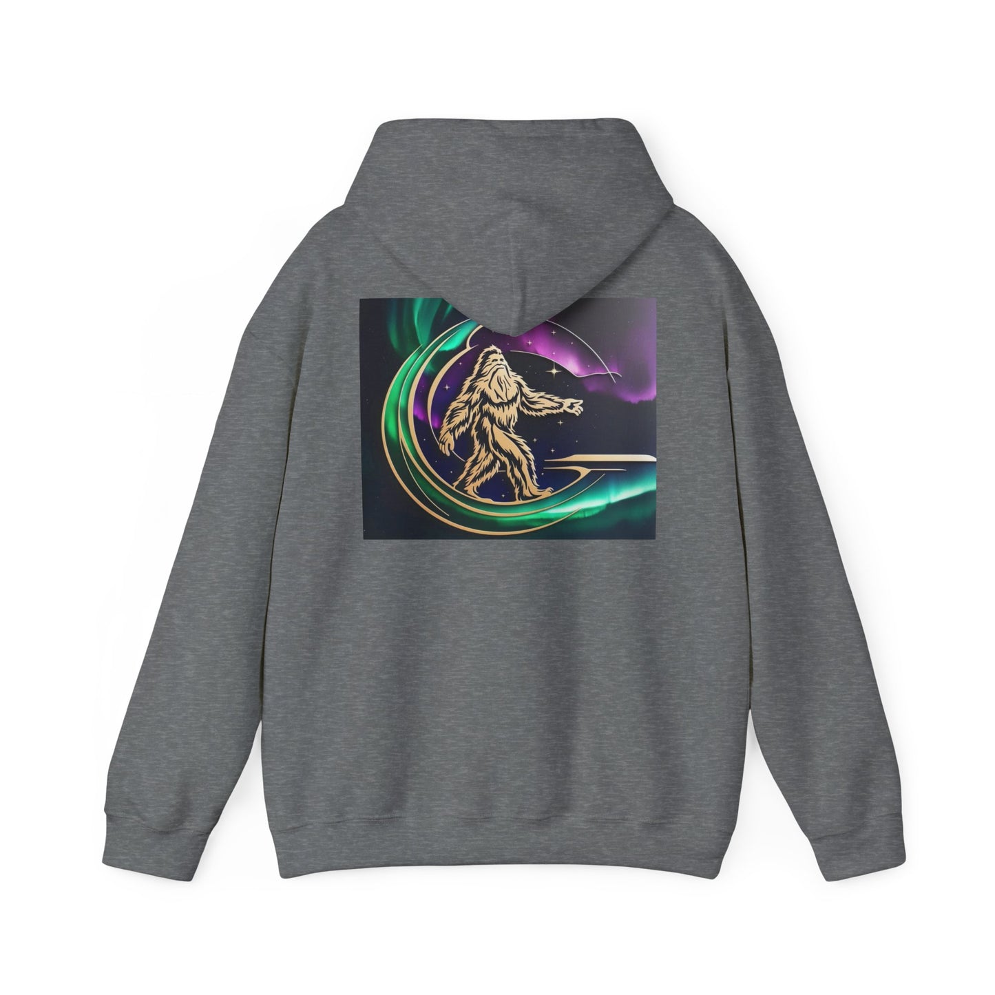 Hooded Sweatshirt - Sasquatch Star Council Northern Lights Design