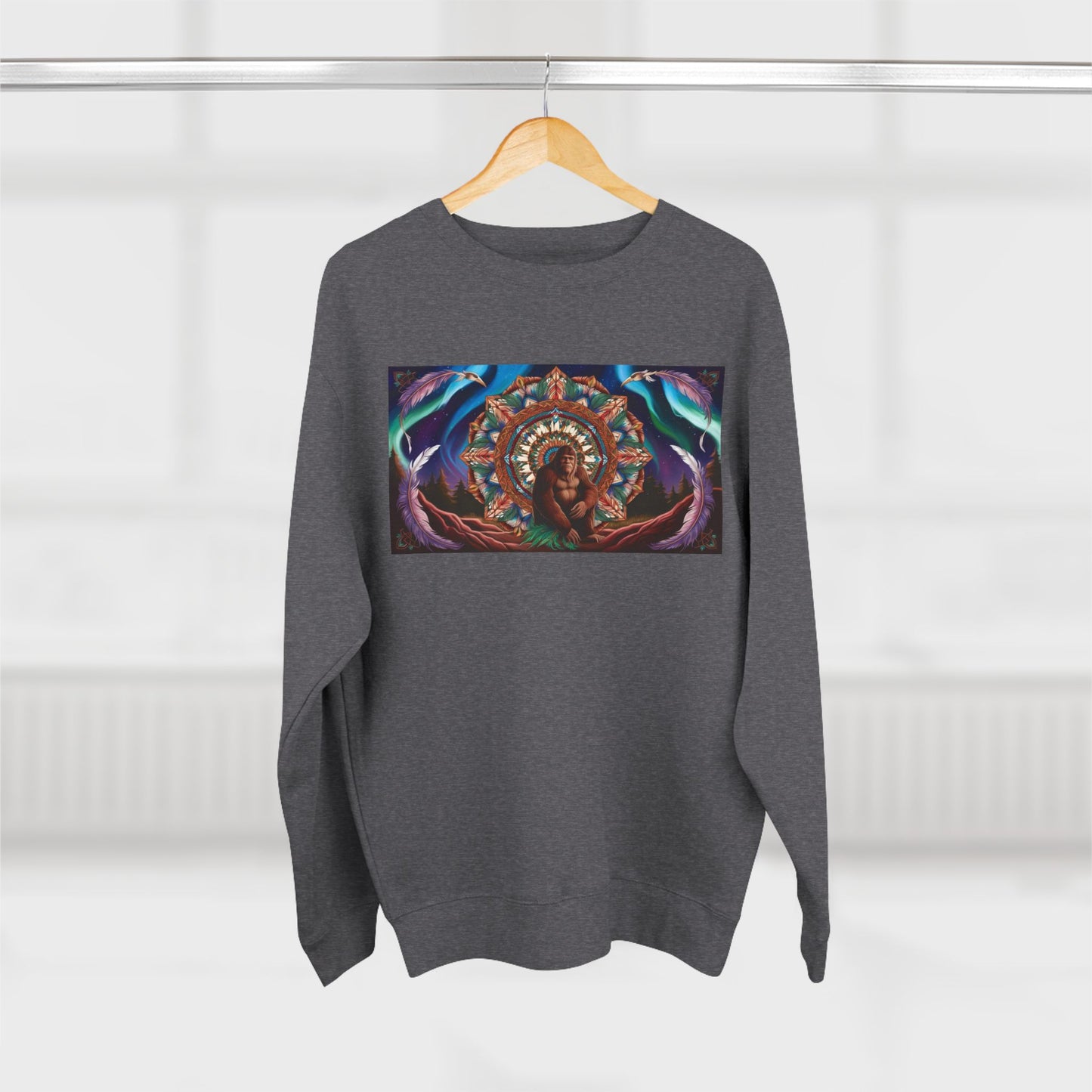 Mandala Sasquatch Crewneck Sweatshirt