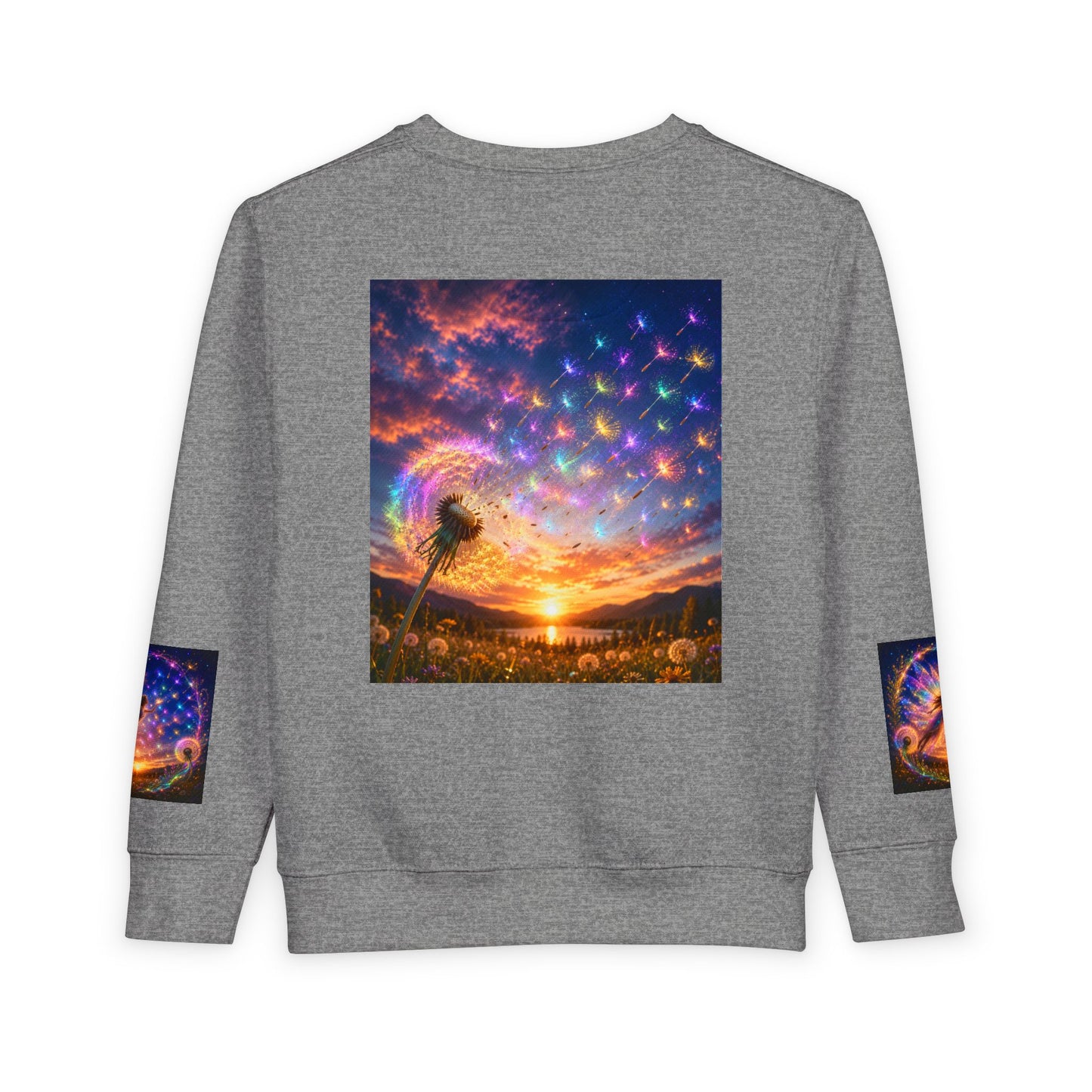 The Seed Keeper Fairy Guardian of Dreams Carried on the Wind- Crewneck for Kids