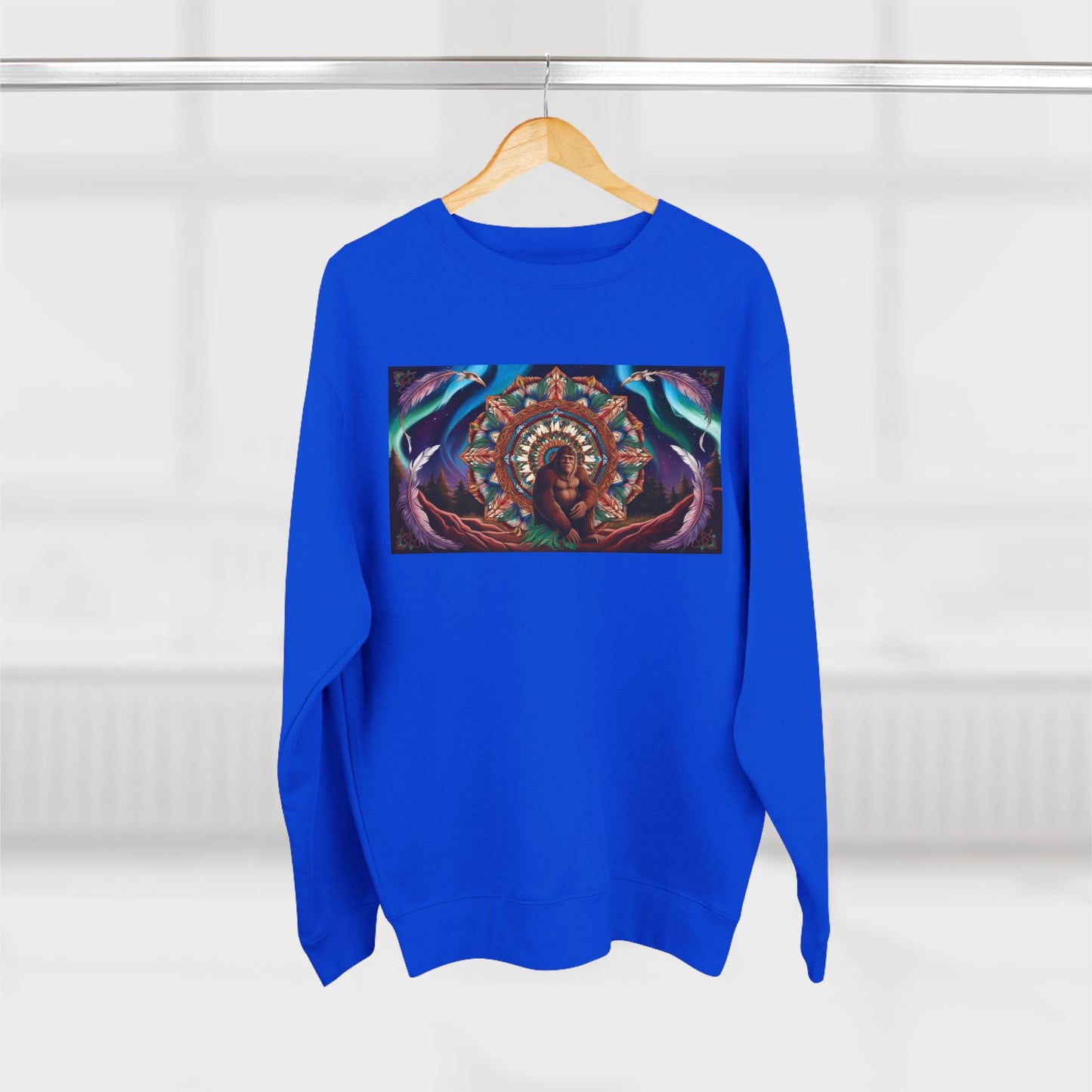 Mandala Sasquatch Crewneck Sweatshirt