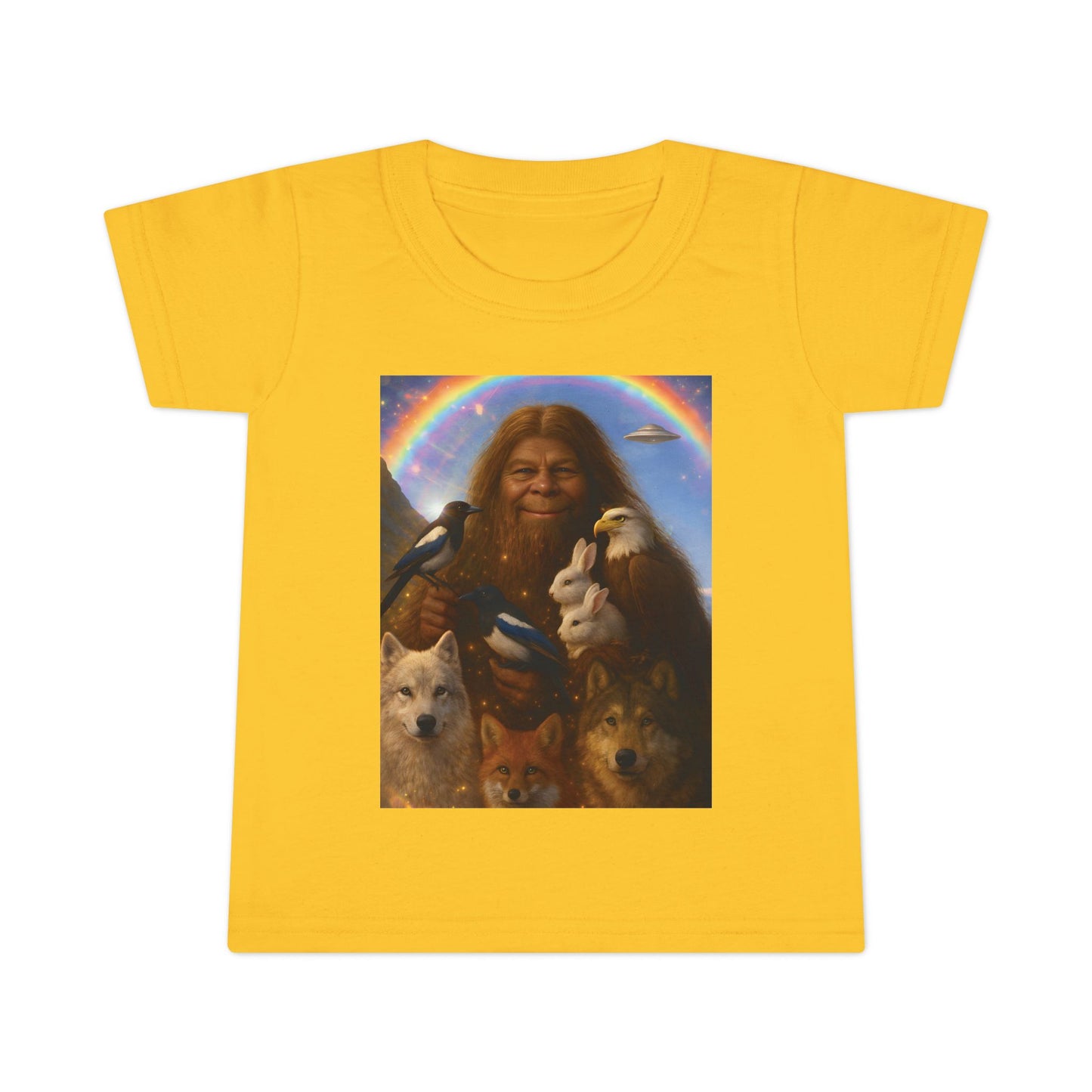 Female Sasquatch Elder Guardian of the Realms Tee