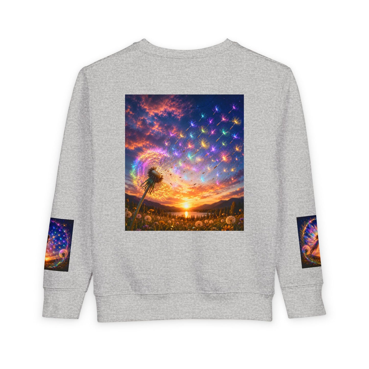 The Seed Keeper Fairy Guardian of Dreams Carried on the Wind- Crewneck for Kids