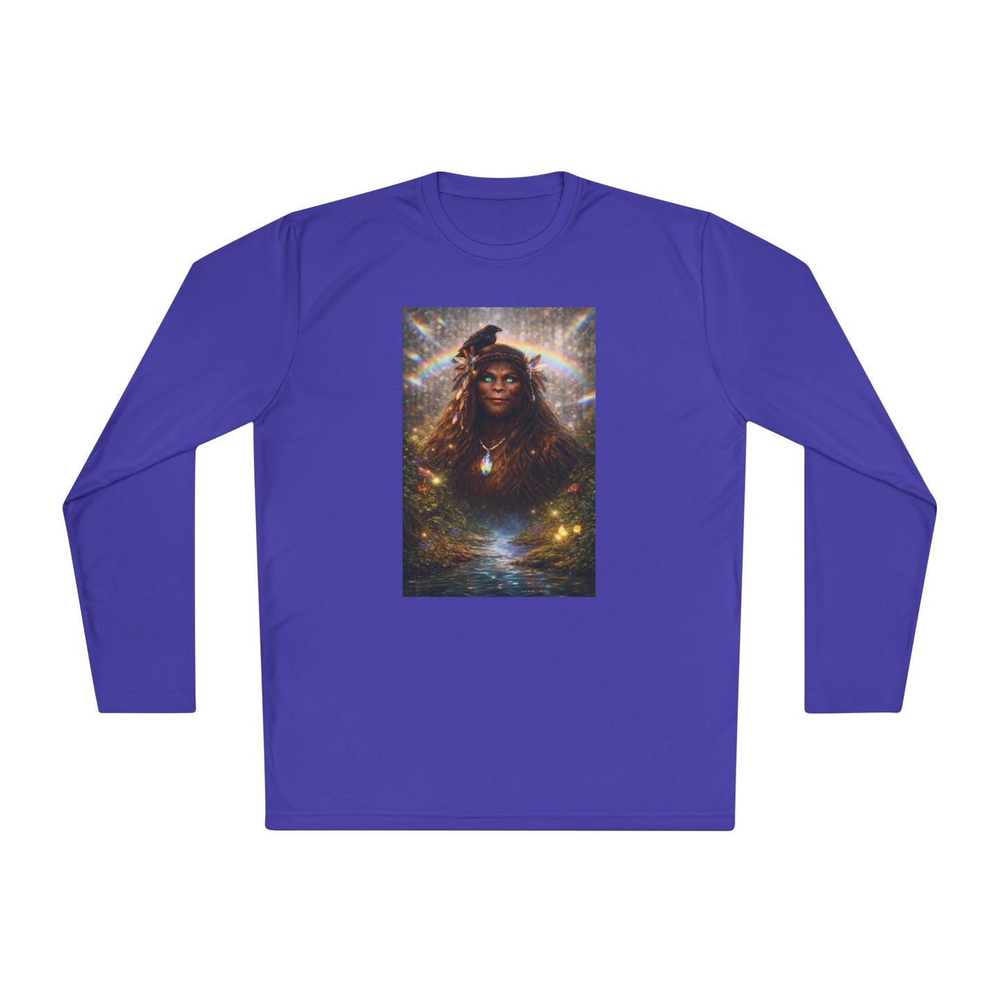 Guardian of the Rainbow Veil- Unisex Lightweight Long Sleeve Tee
