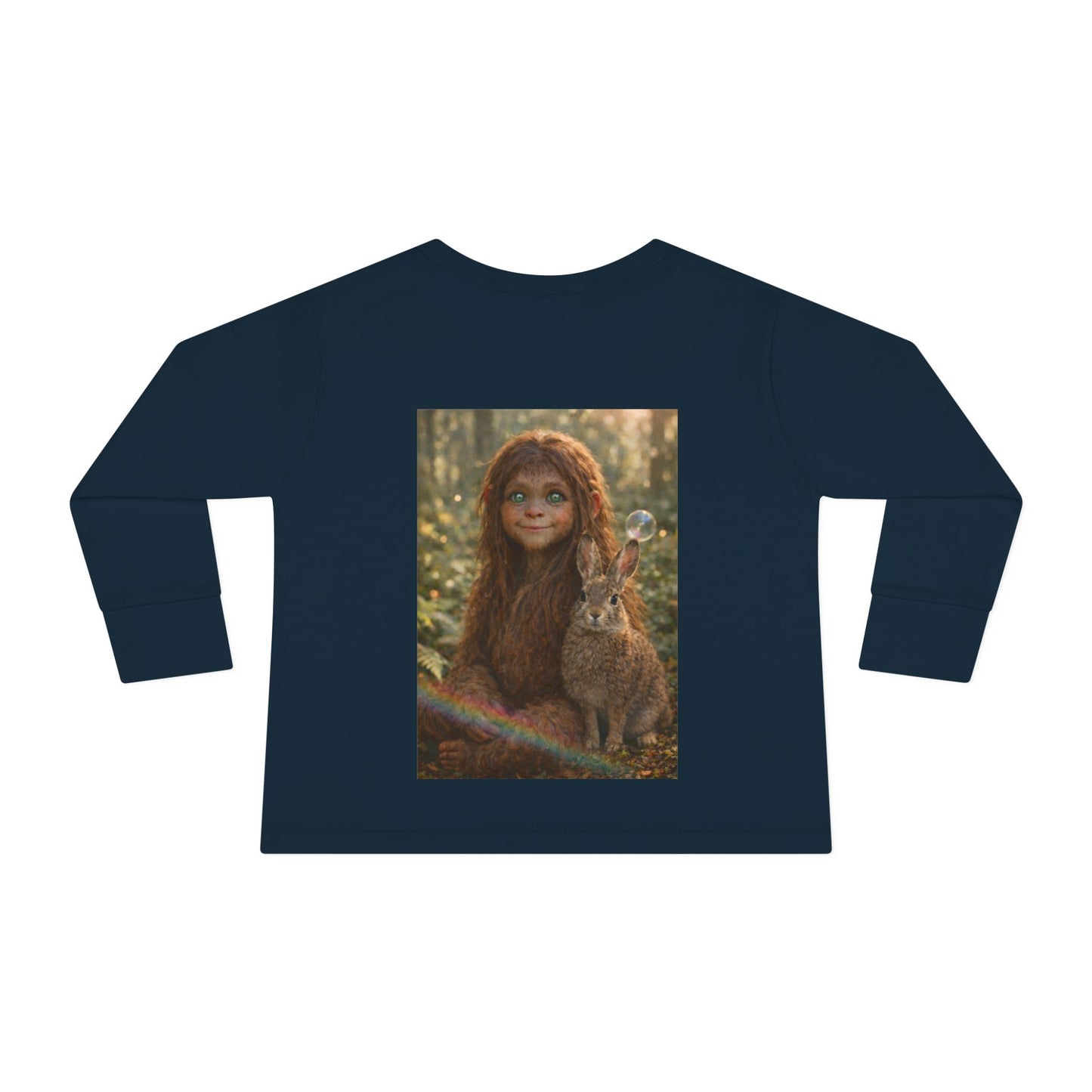 Innocence of the Forest- Sasquatch child- Toddler long sleeve Tee