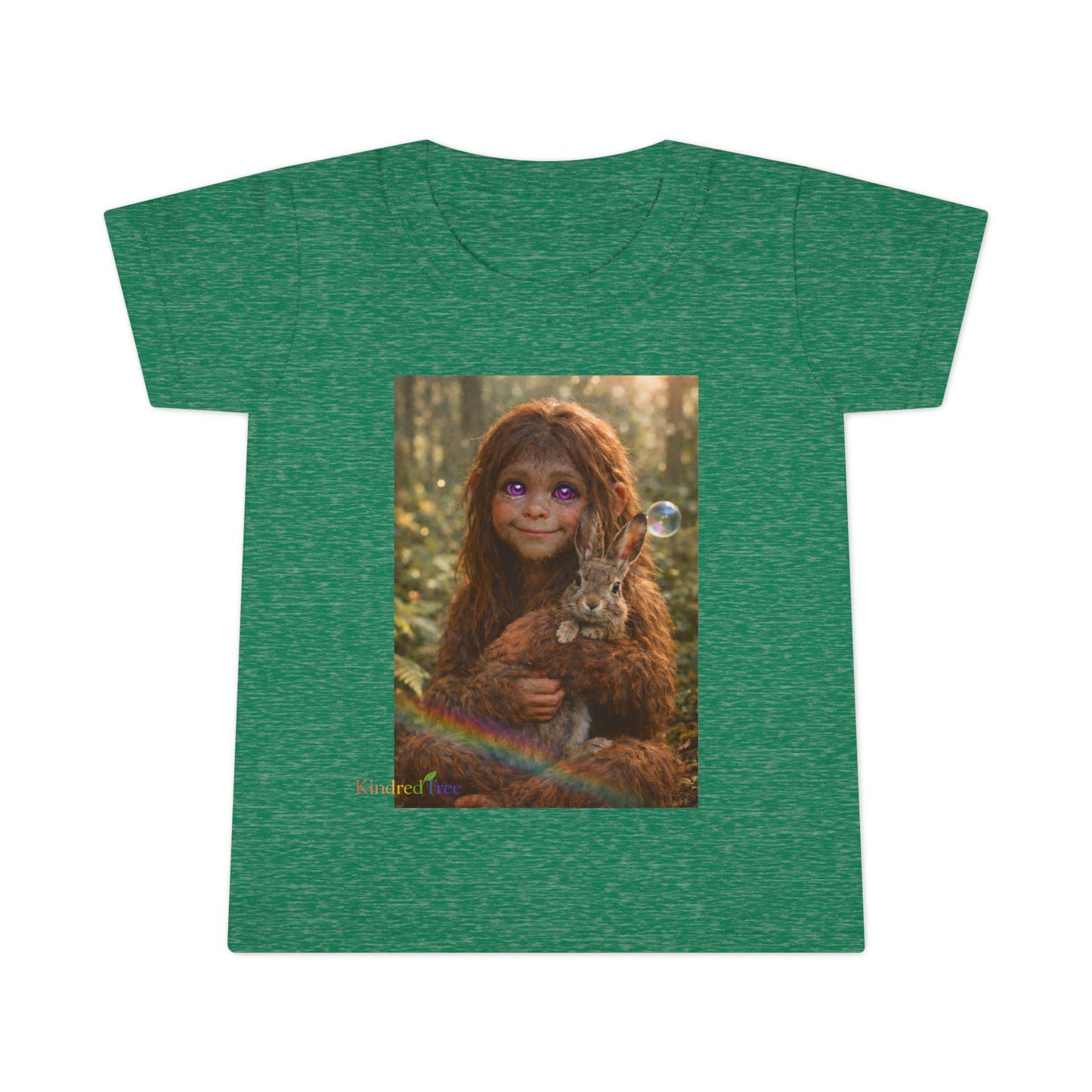 Innocence of the Forest — Sasquatch Child Tee shirt for children