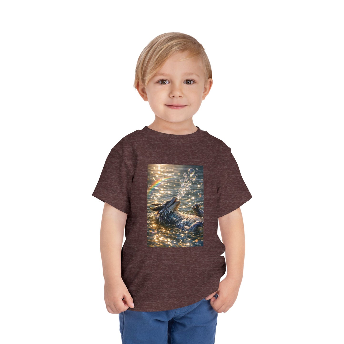 Toddler Tee — Sparkling Sea Dragon Print