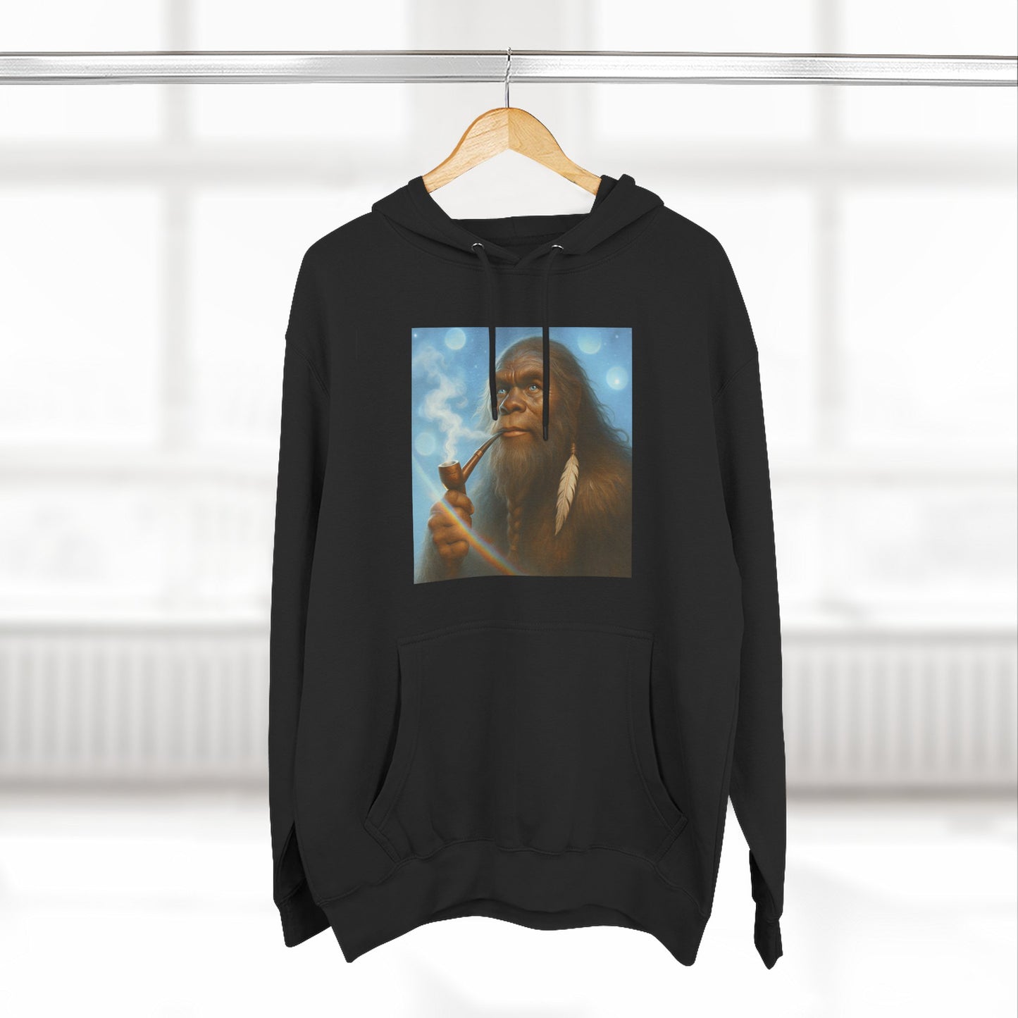 Sasquatch Prince of the Rainbow Forest Hoodie