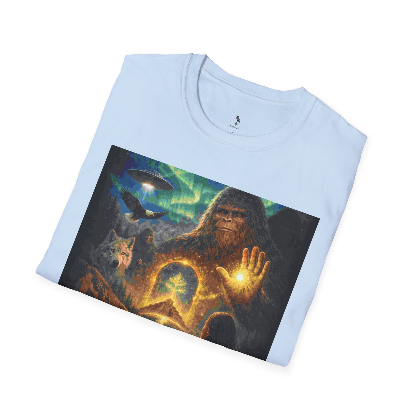 'Our First Ancestors Still Walk Among Us' Sasquatch Message to Humanity Graphic Tee
