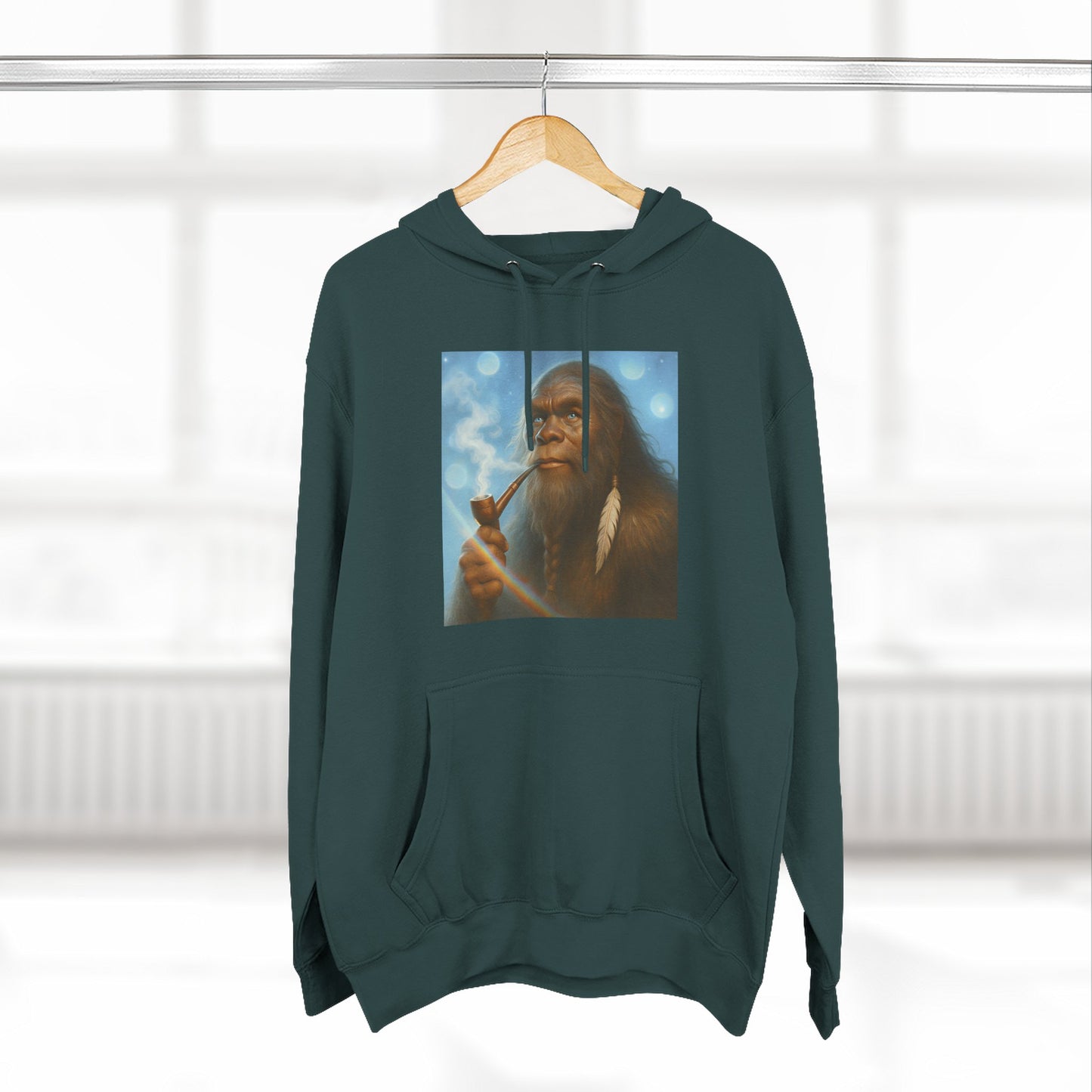 Sasquatch Prince of the Rainbow Forest Hoodie