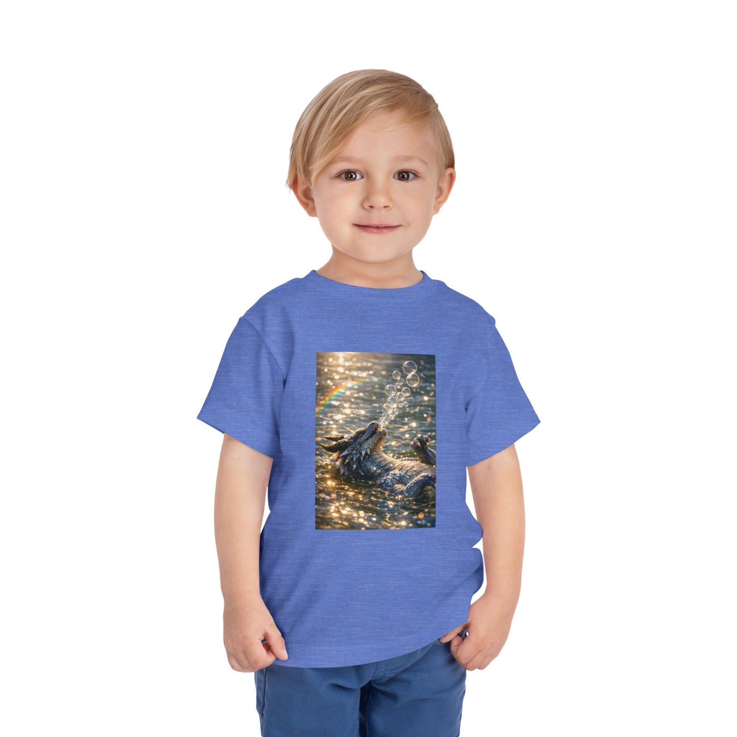 Toddler Tee — Sparkling Sea Dragon Print