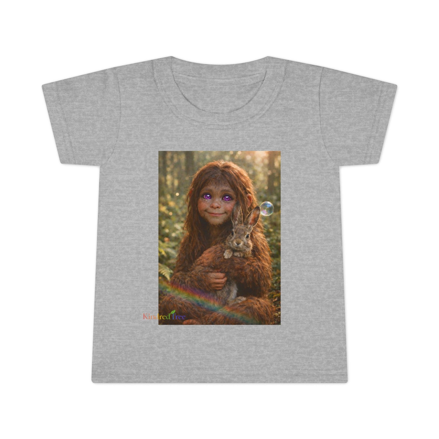 Innocence of the Forest — Sasquatch Child Tee shirt for children