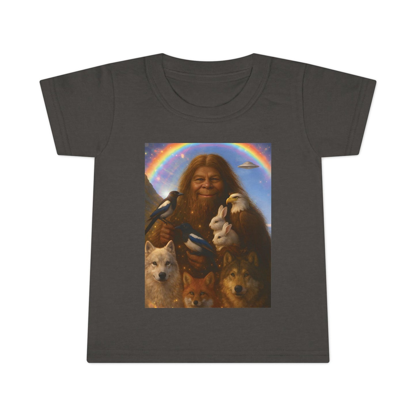 Female Sasquatch Elder Guardian of the Realms Tee