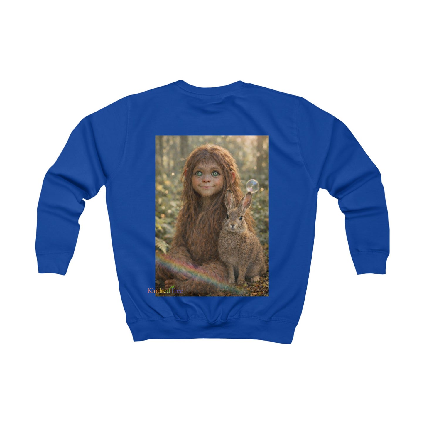 Innocence of the Forest-Sasquatch Child Kids Sweatshirt