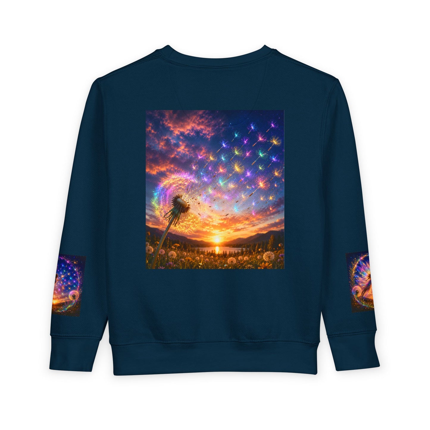 The Seed Keeper Fairy Guardian of Dreams Carried on the Wind- Crewneck for Kids