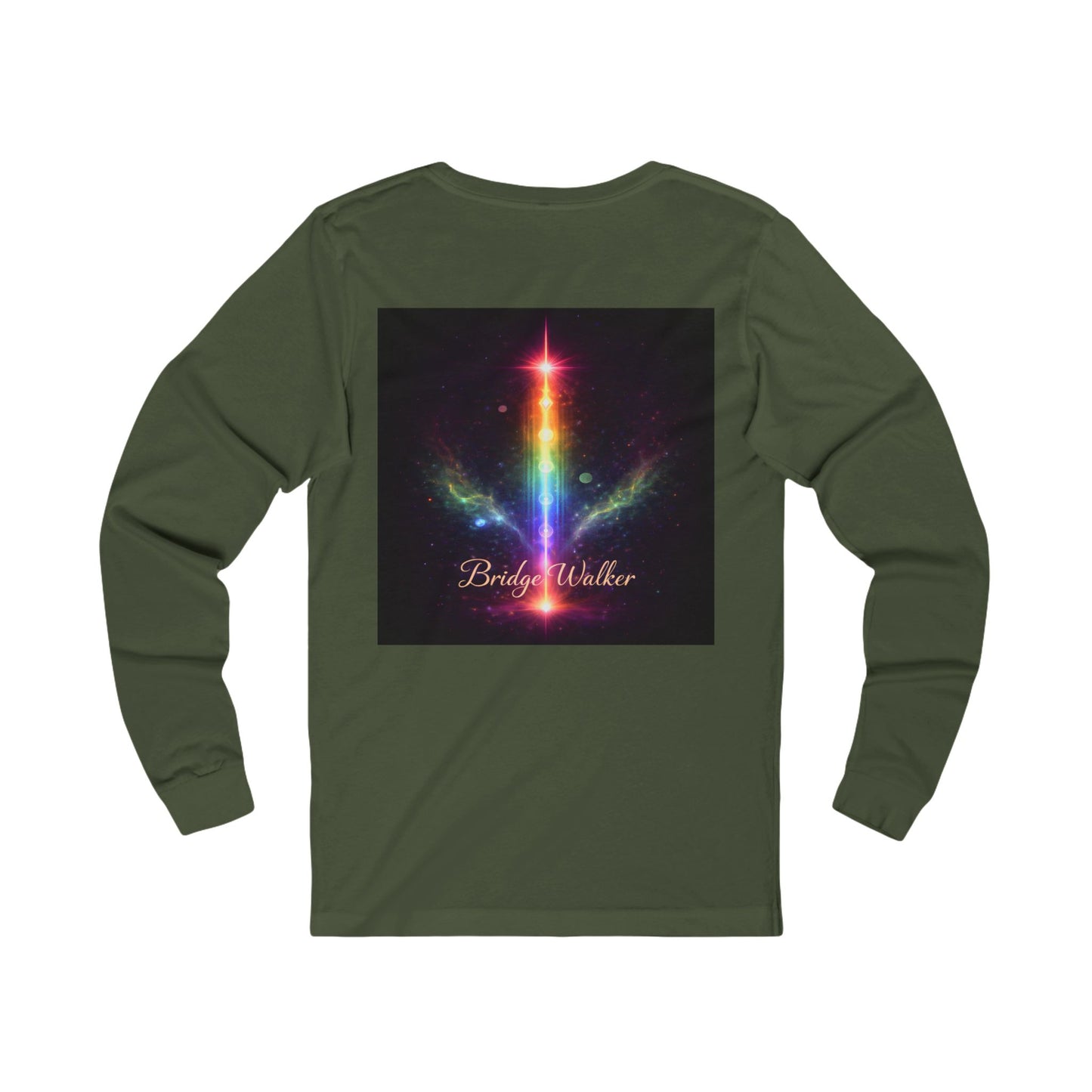 Spiritual Rainbow Soul Long Sleeve Tee — "The Spirit is One"