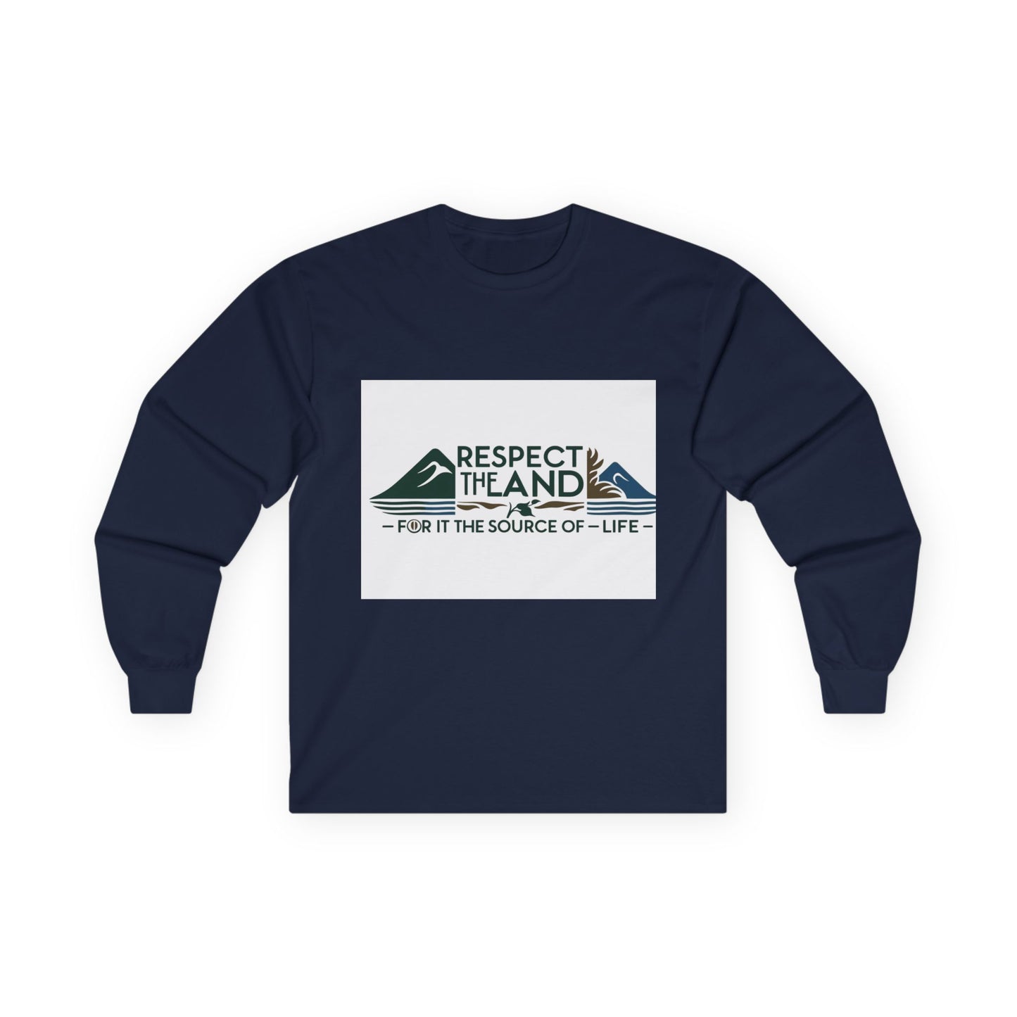 Long Sleeve Tee - Respect the Land Design