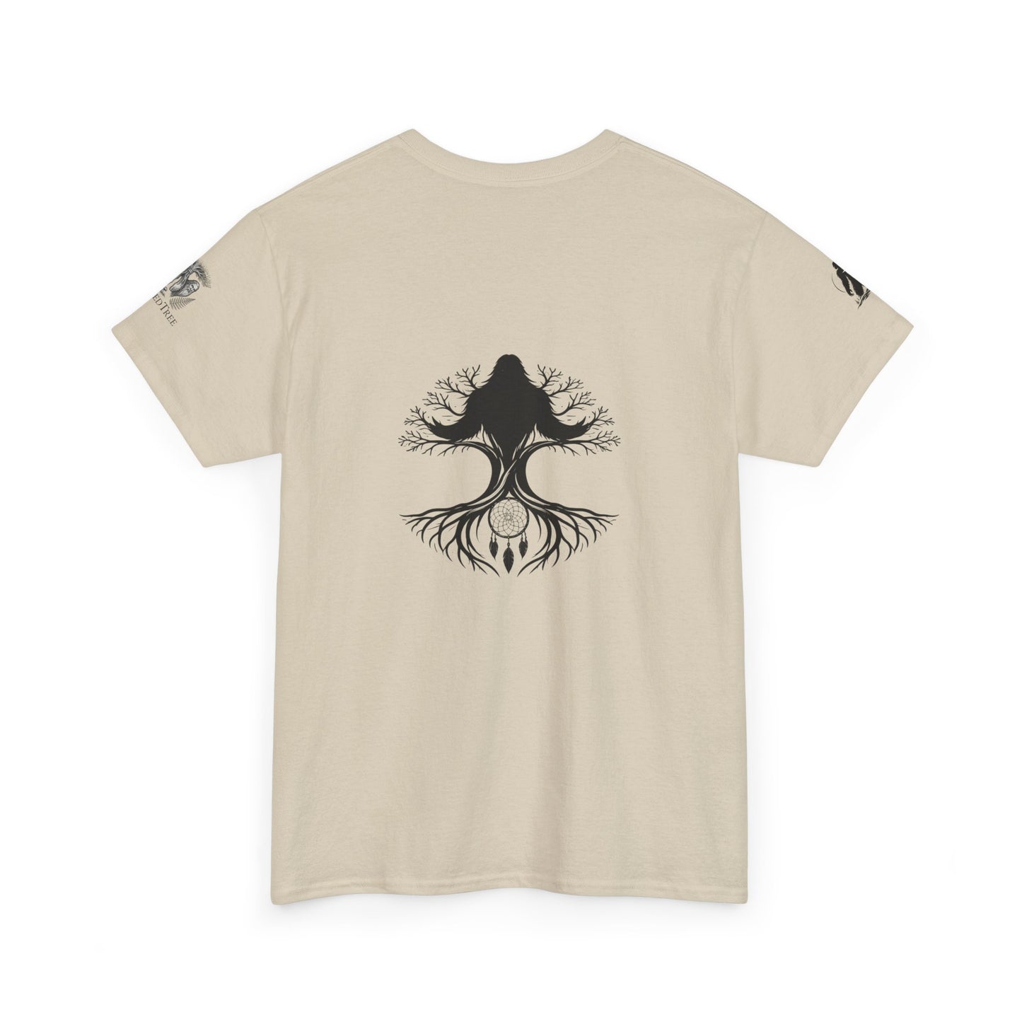 Sacred Bond with Forest Elders Guardians Sasquatch and Human Alliance  Tee — "Balance Between Non Mythic Guardians " Graphic T‑Shirt