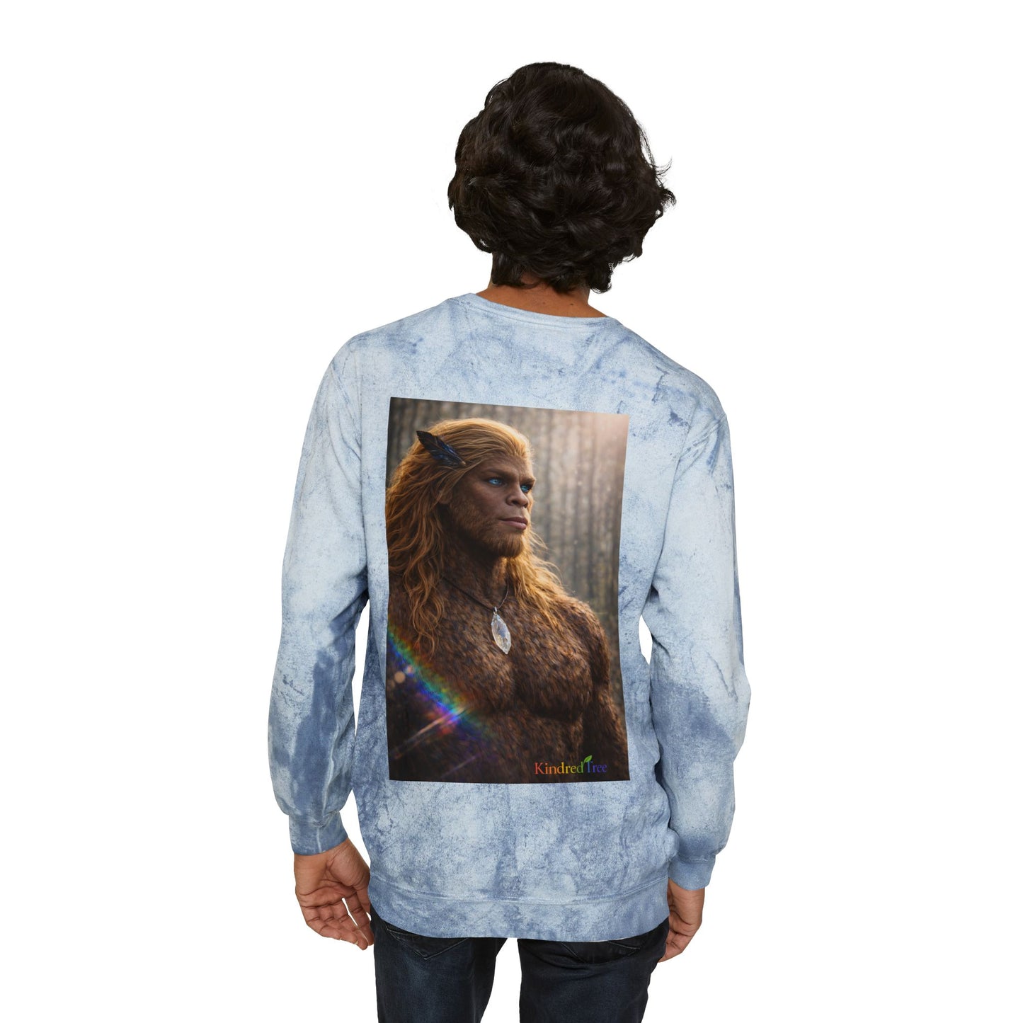 Eyes of the Living Rainbow — Sasquatch Prince Crewneck Sweatshirt