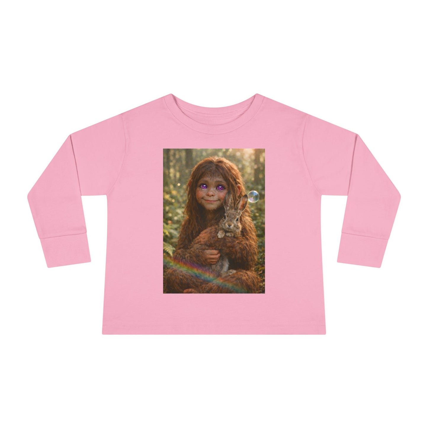 Innocence of the Forest- Sasquatch child- Toddler long sleeve Tee