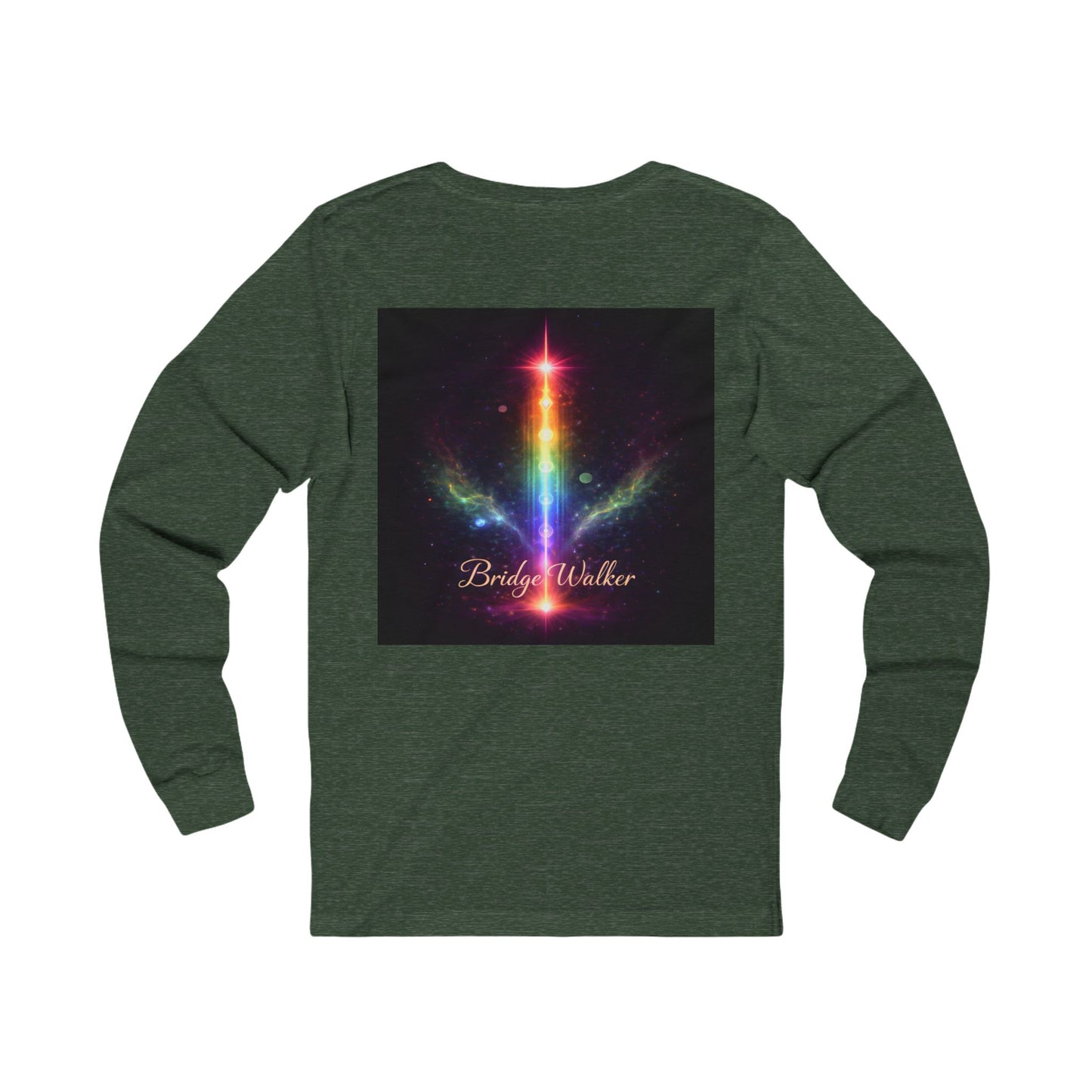 Spiritual Rainbow Soul Long Sleeve Tee — "The Spirit is One"