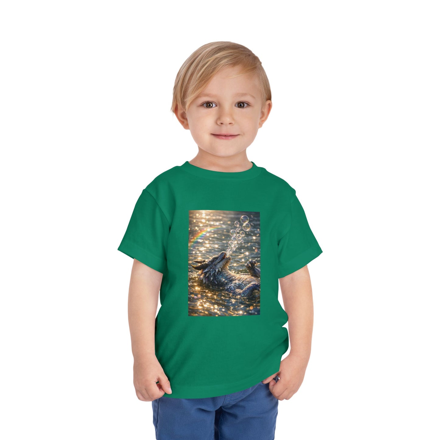 Toddler Tee — Sparkling Sea Dragon Print
