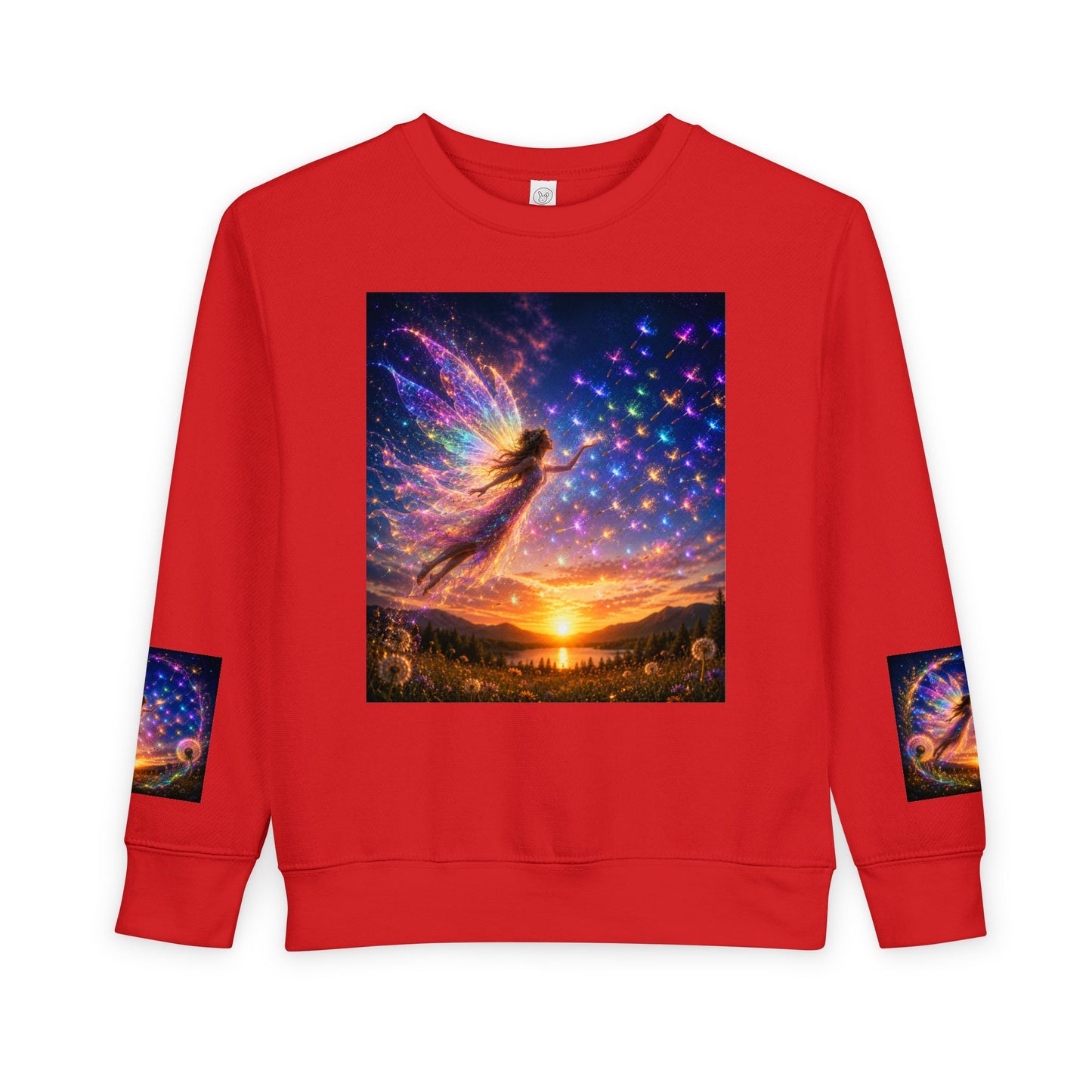 The Seed Keeper Fairy Guardian of Dreams Carried on the Wind- Crewneck for Kids