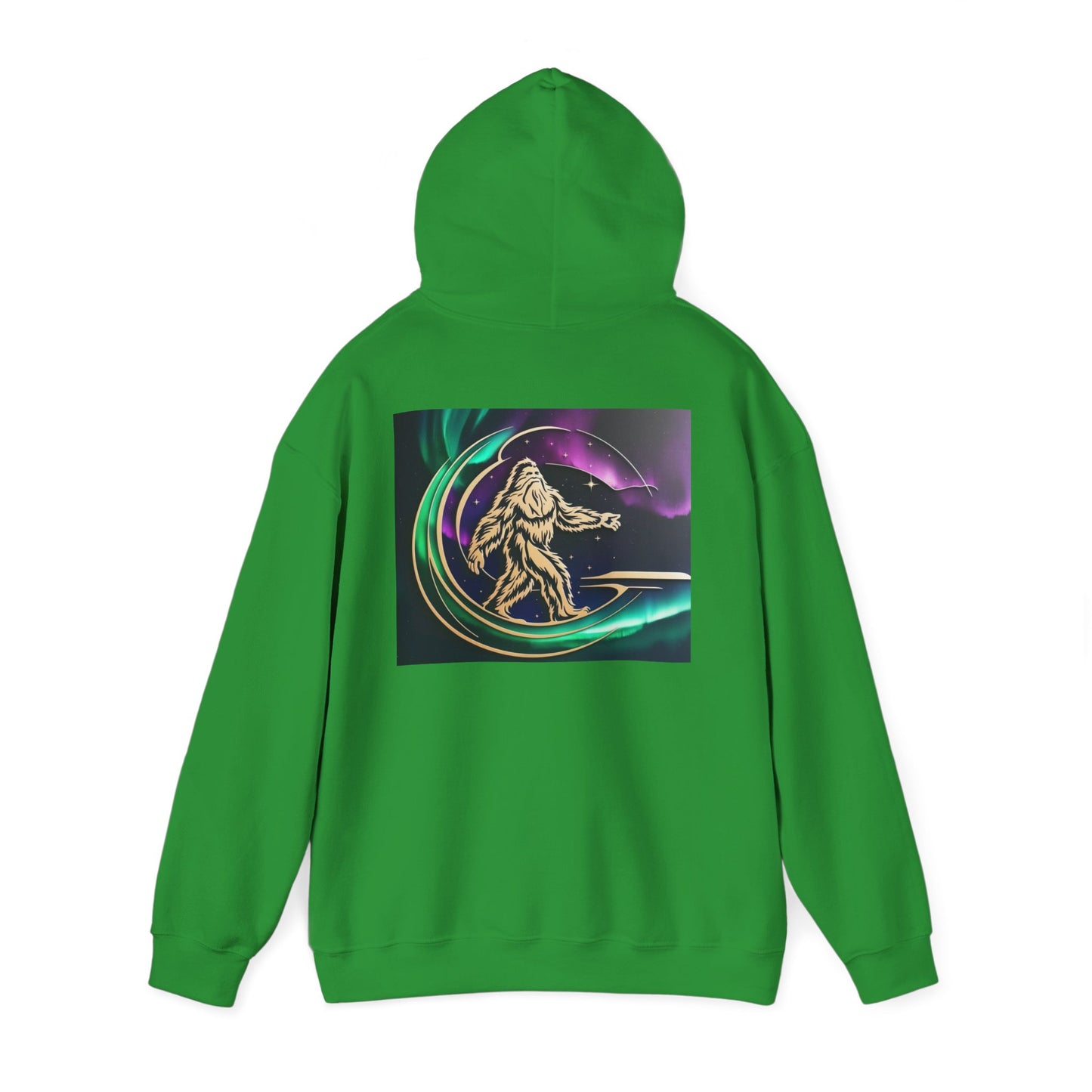 Hooded Sweatshirt - Sasquatch Star Council Northern Lights Design