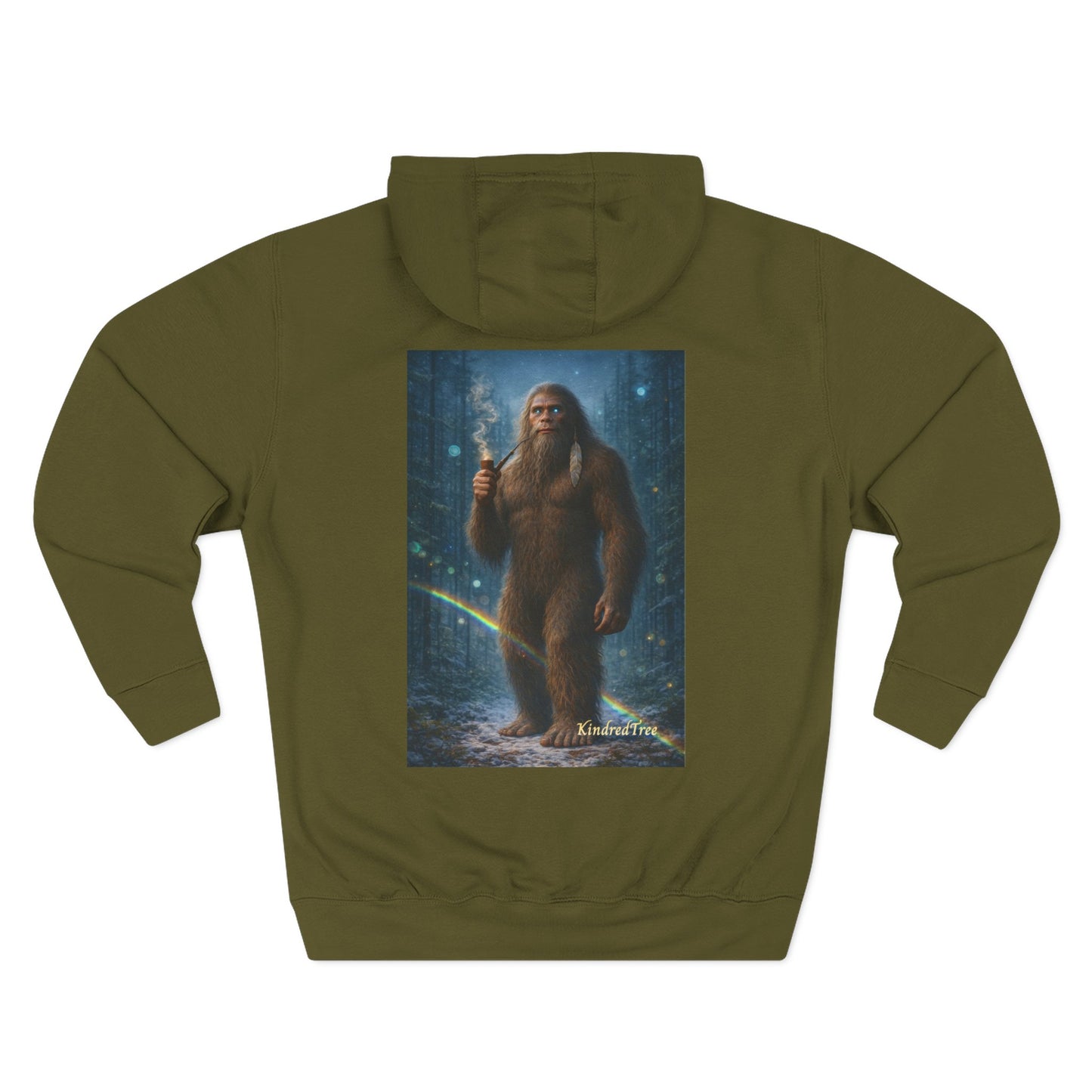 Sasquatch Prince of the Rainbow Forest Hoodie