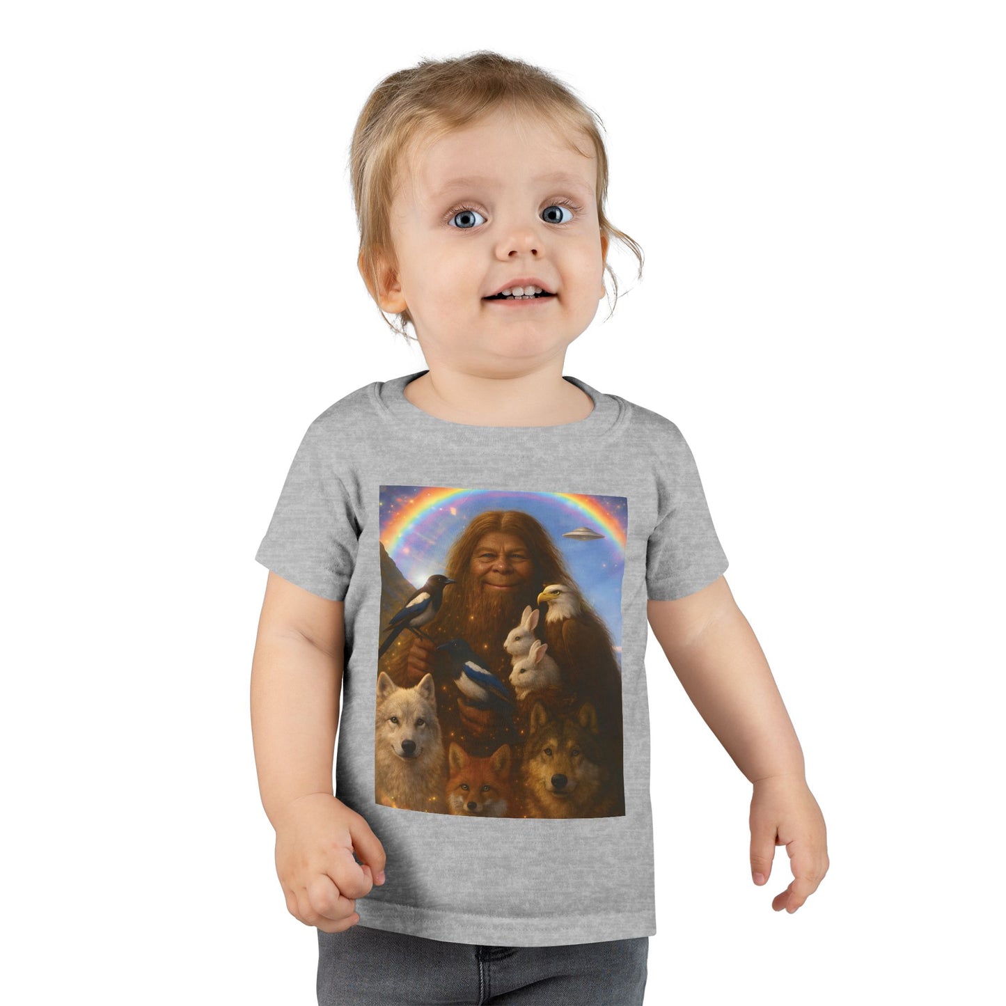 Female Sasquatch Elder Guardian of the Realms Tee