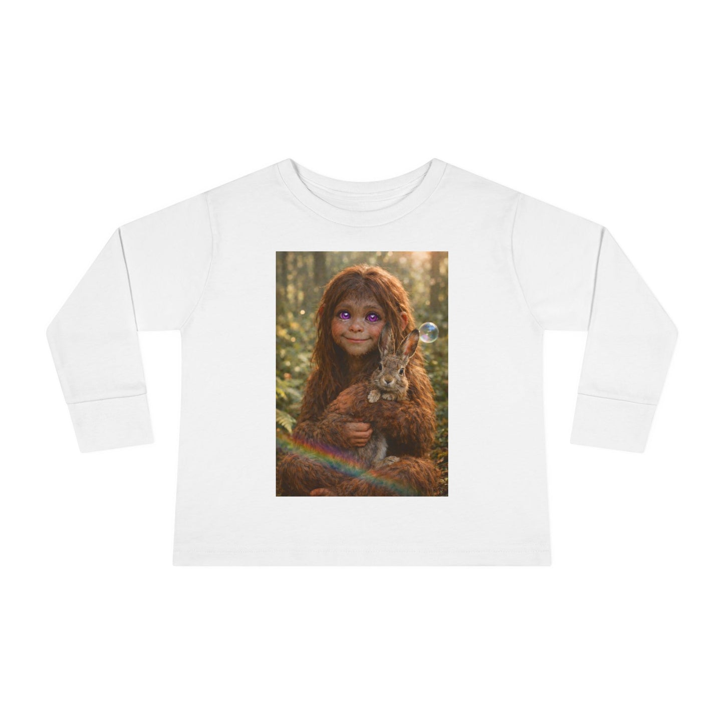Innocence of the Forest- Sasquatch child- Toddler long sleeve Tee