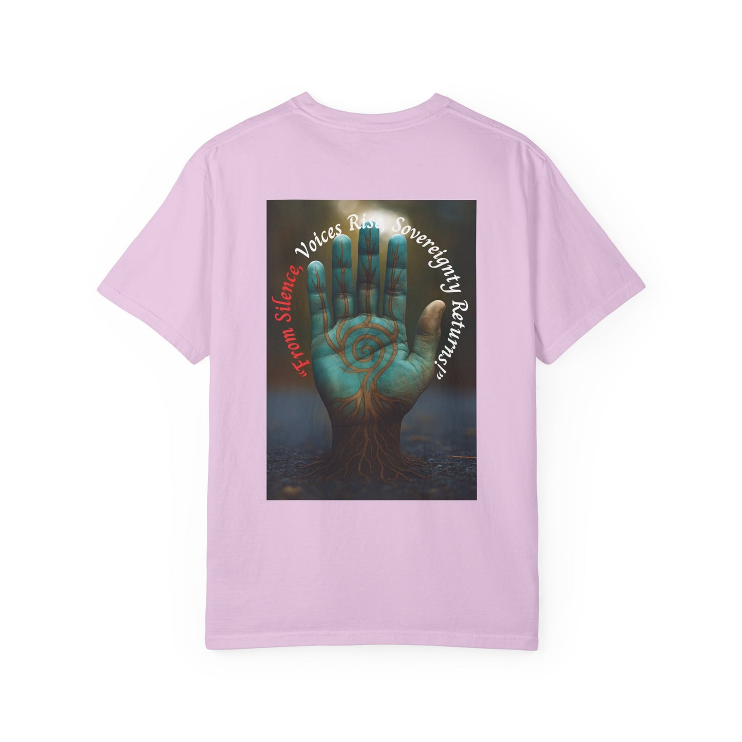 Sasquatch Guardian Tee — "Voices Rise, Sovereignty Returns" MMIW Tribute