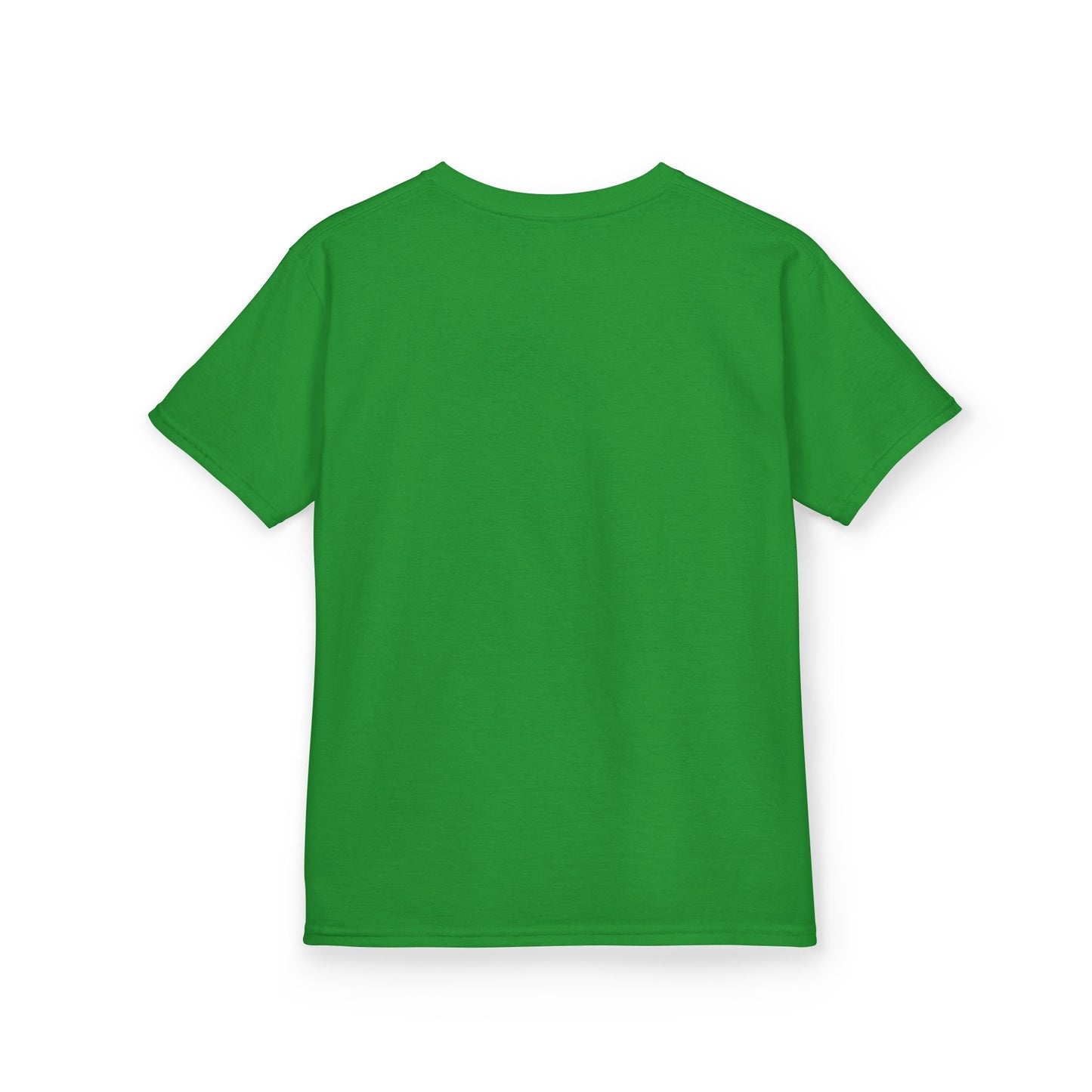 Kids T-Shirt Green Forest Dragon Sunlight and Fairy Lights Design