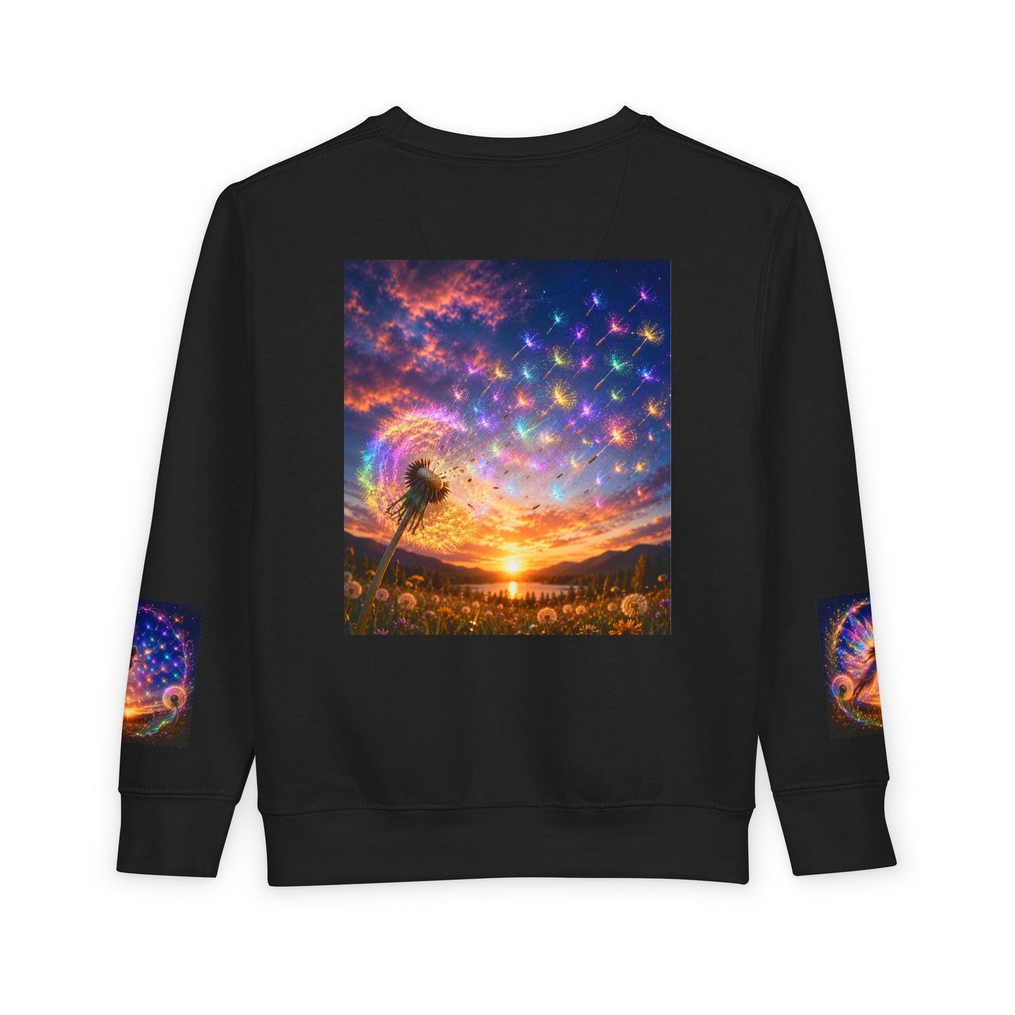 The Seed Keeper Fairy Guardian of Dreams Carried on the Wind- Crewneck for Kids
