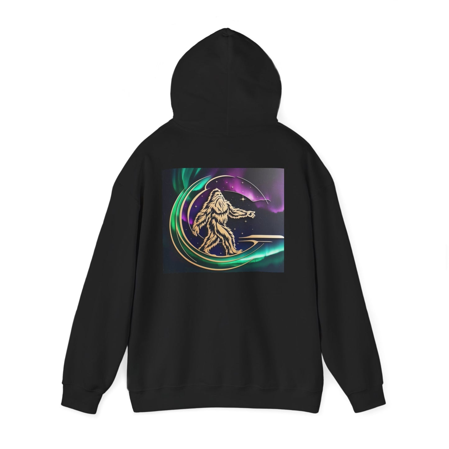 Hooded Sweatshirt - Sasquatch Star Council Northern Lights Design
