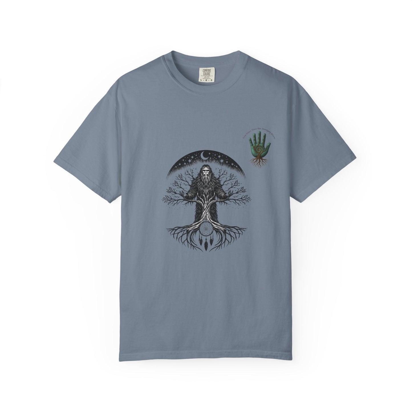 Sasquatch Guardian Tee — "Voices Rise, Sovereignty Returns" MMIW Tribute