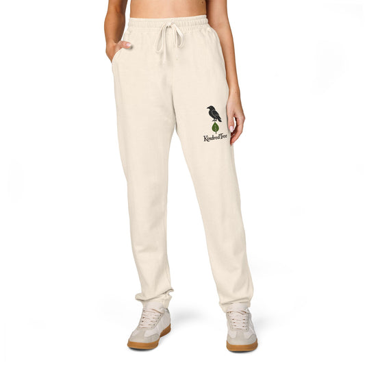 KindredTree Raven Leaf- Unisex Fleece Sweatpants