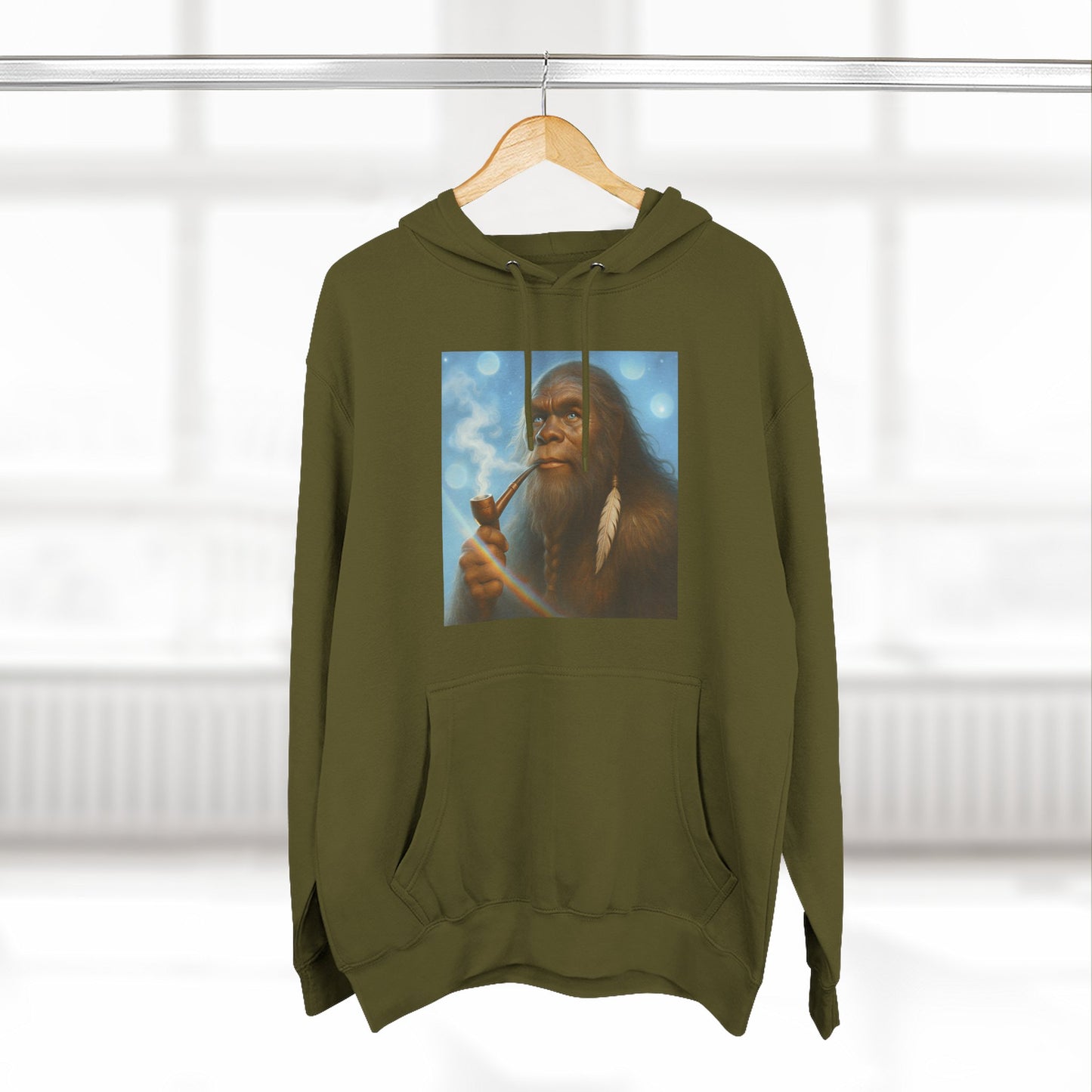 Sasquatch Prince of the Rainbow Forest Hoodie